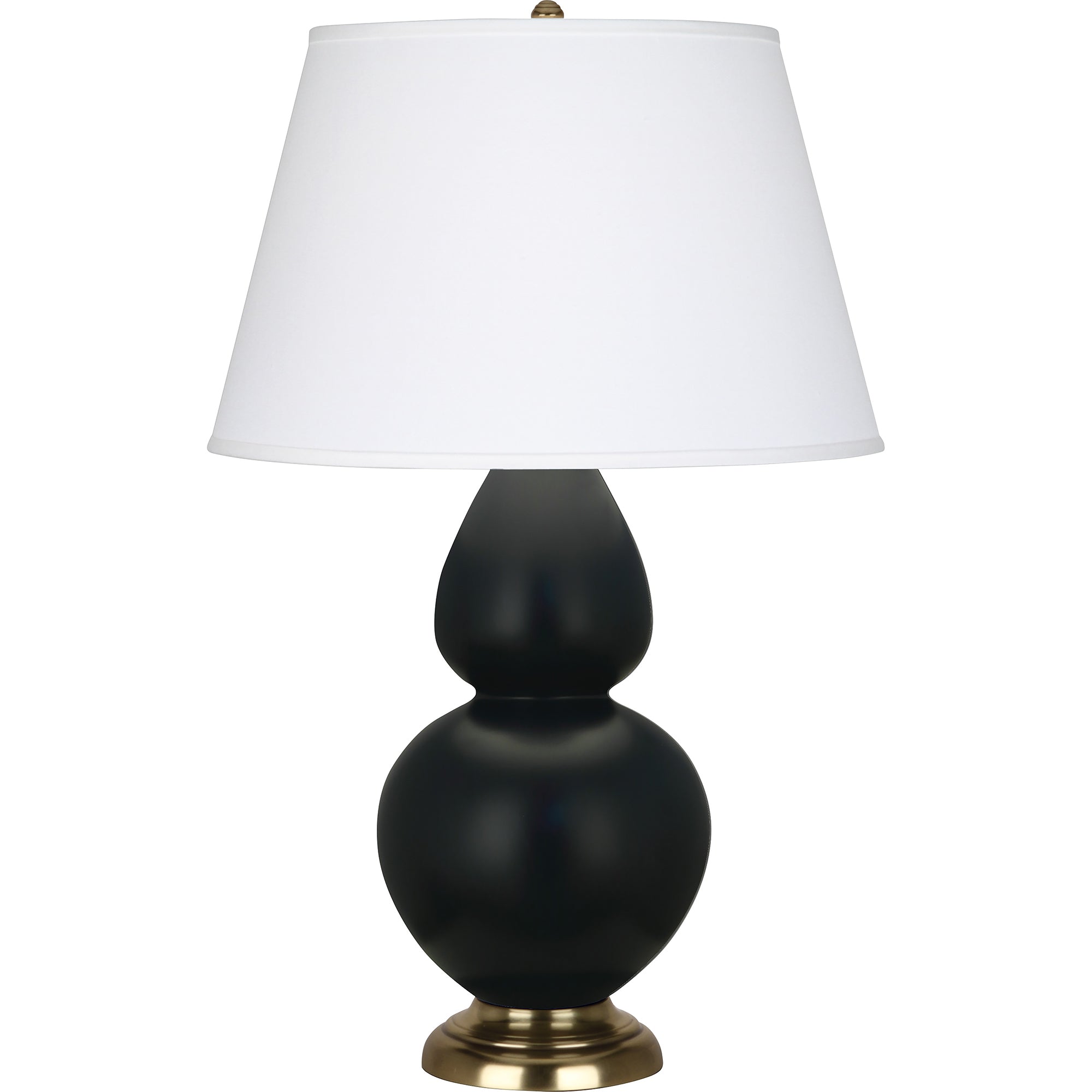 MOS55 | Matte Obsidian Double Gourd Table Lamp