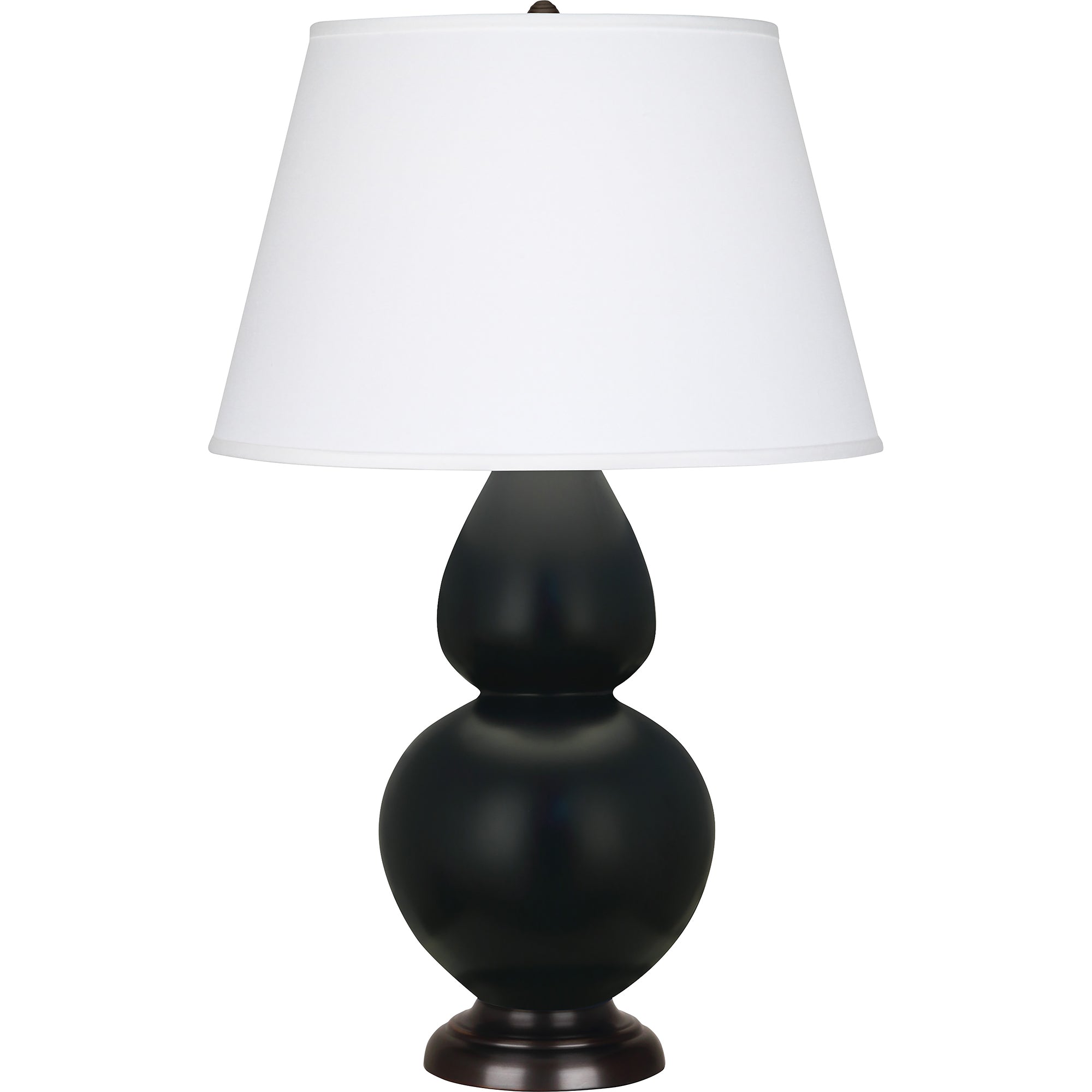 MOS57 | Matte Obsidian Double Gourd Table Lamp
