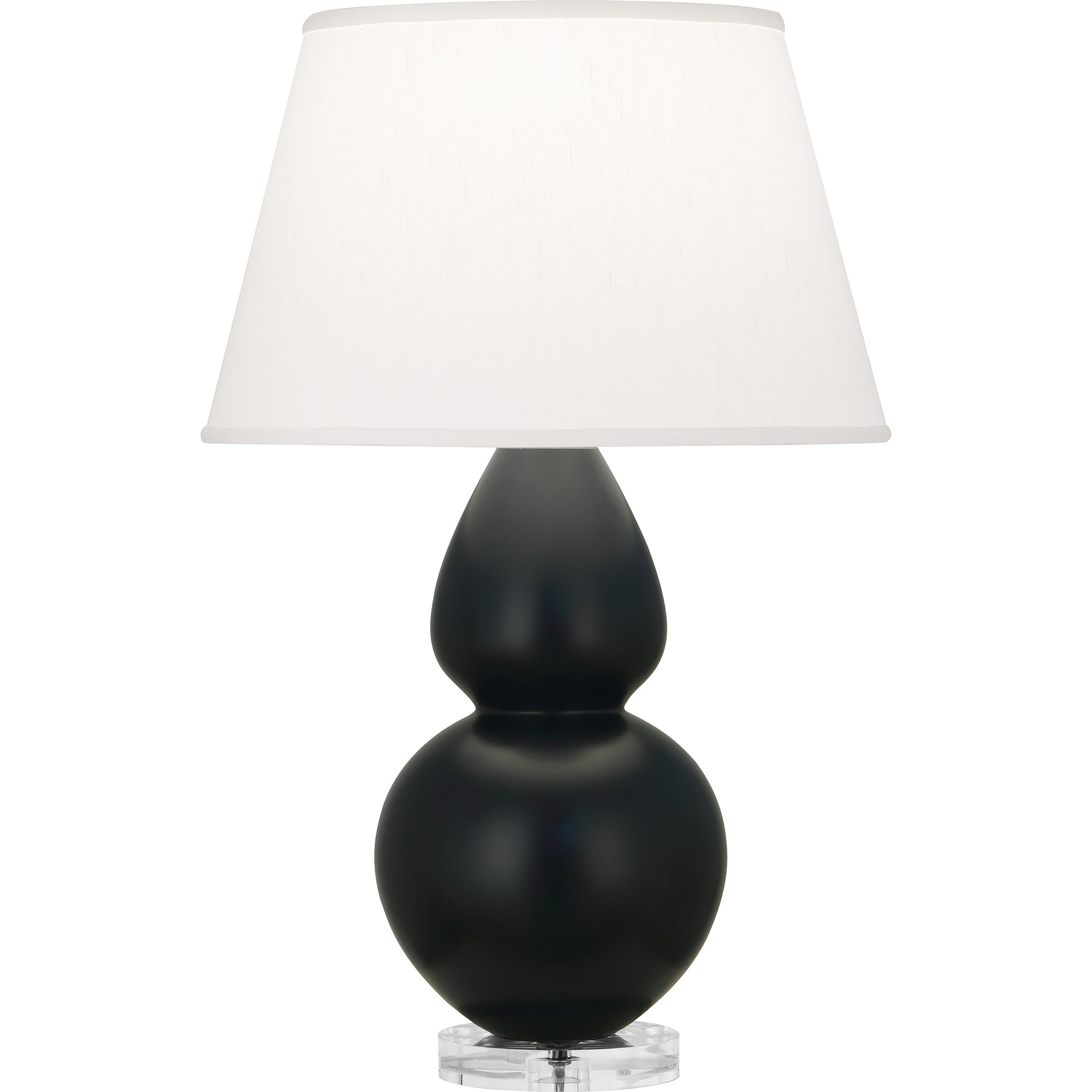 MOS62 | Matte Obsidian Double Gourd Table Lamp