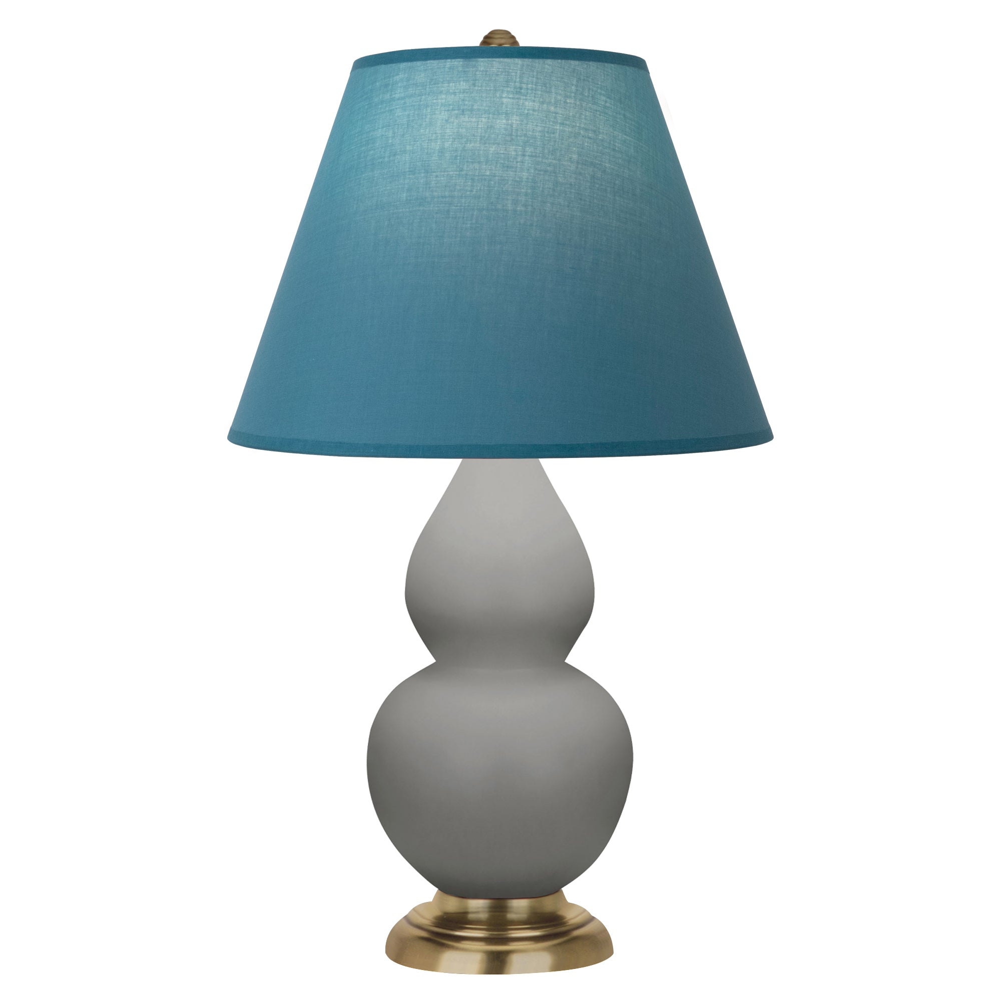 MST50B | Matte Smokey Taupe Small Double Gourd Accent Lamp