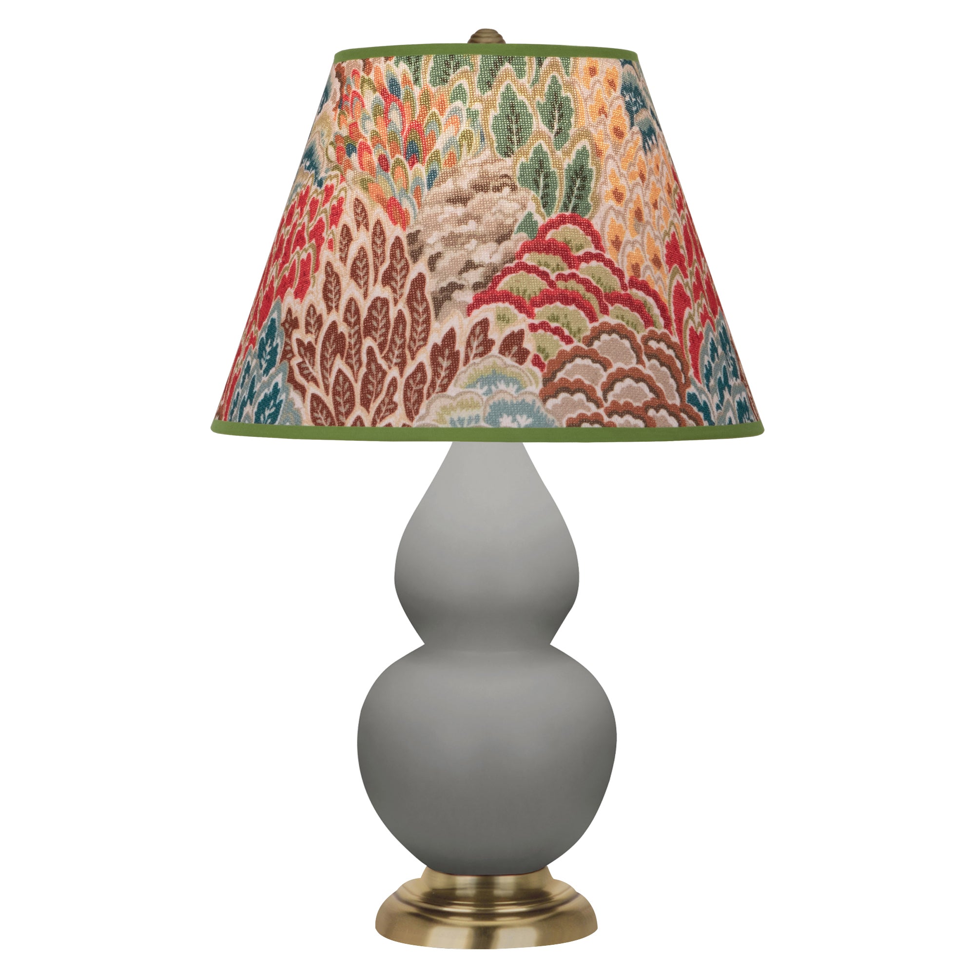 MST50F | Matte Smokey Taupe Small Double Gourd Accent Lamp