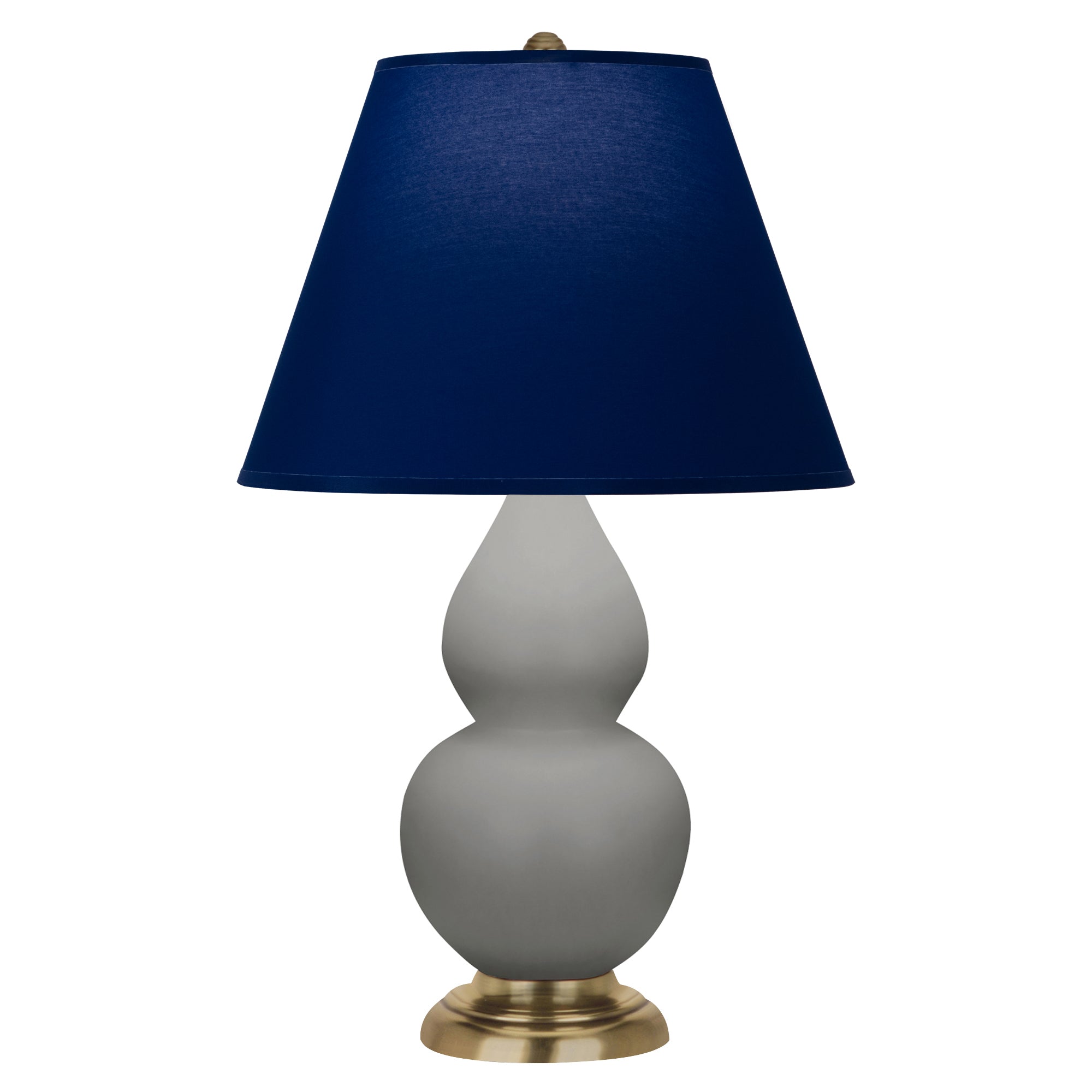 MST50N | Matte Smokey Taupe Small Double Gourd Accent Lamp
