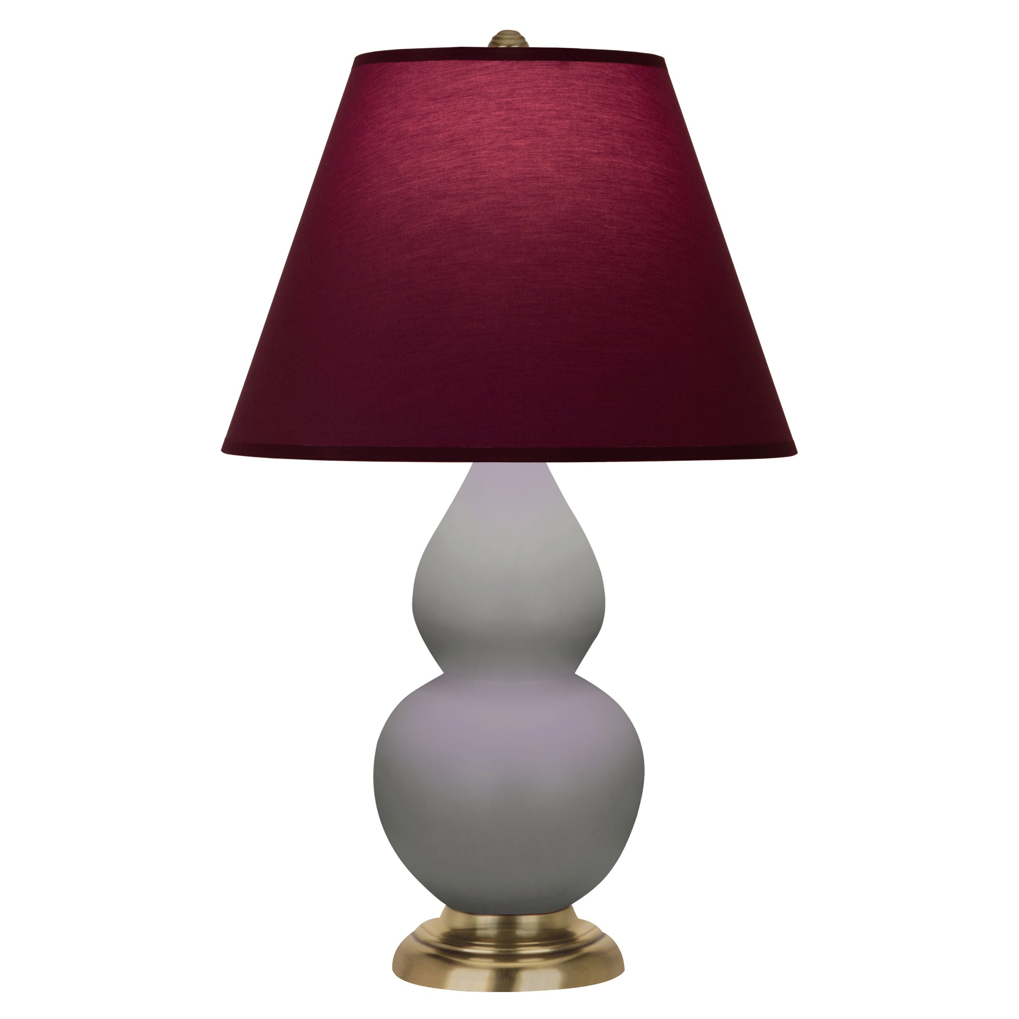 MST50P | Matte Smokey Taupe Small Double Gourd Accent Lamp