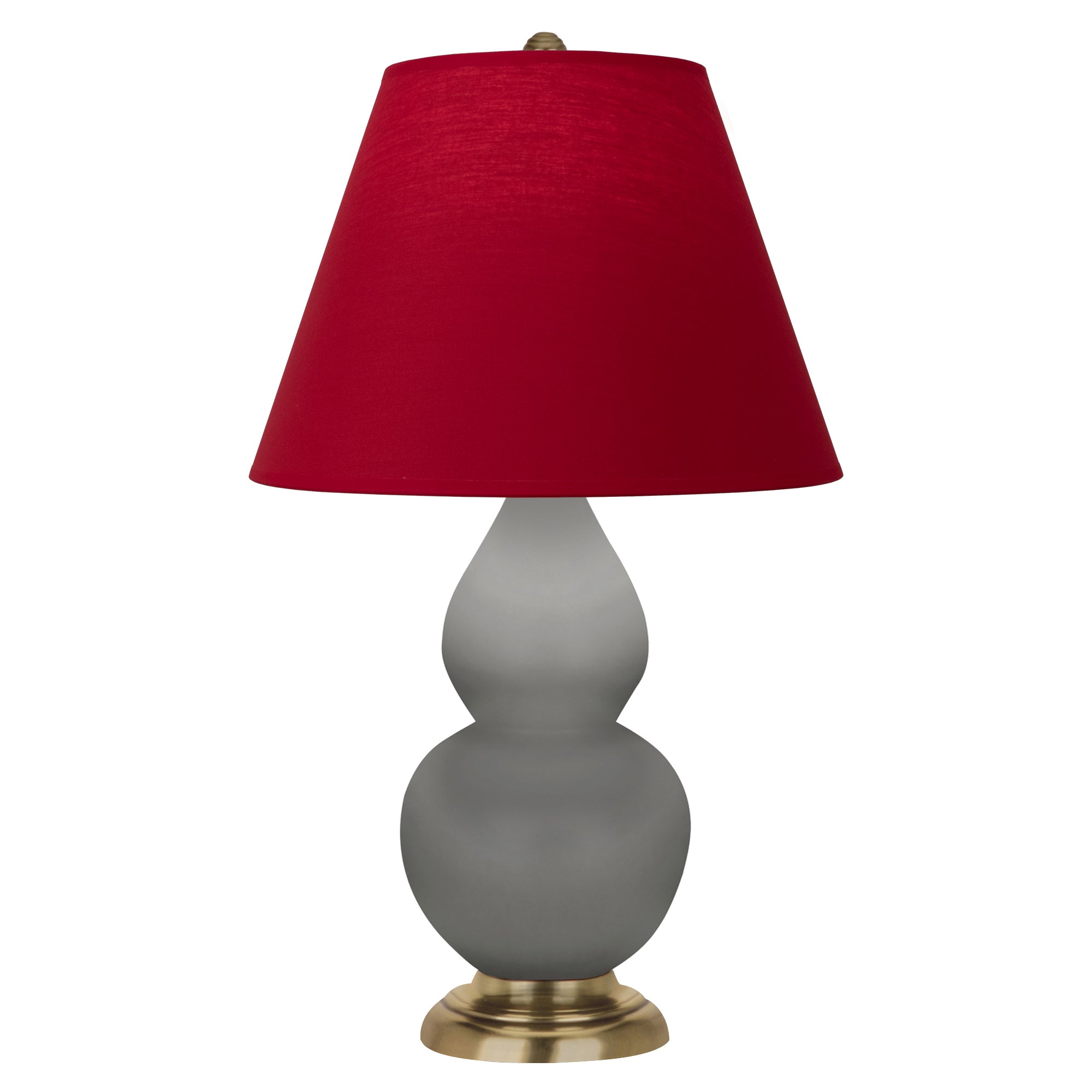 MST50R | Matte Smokey Taupe Small Double Gourd Accent Lamp
