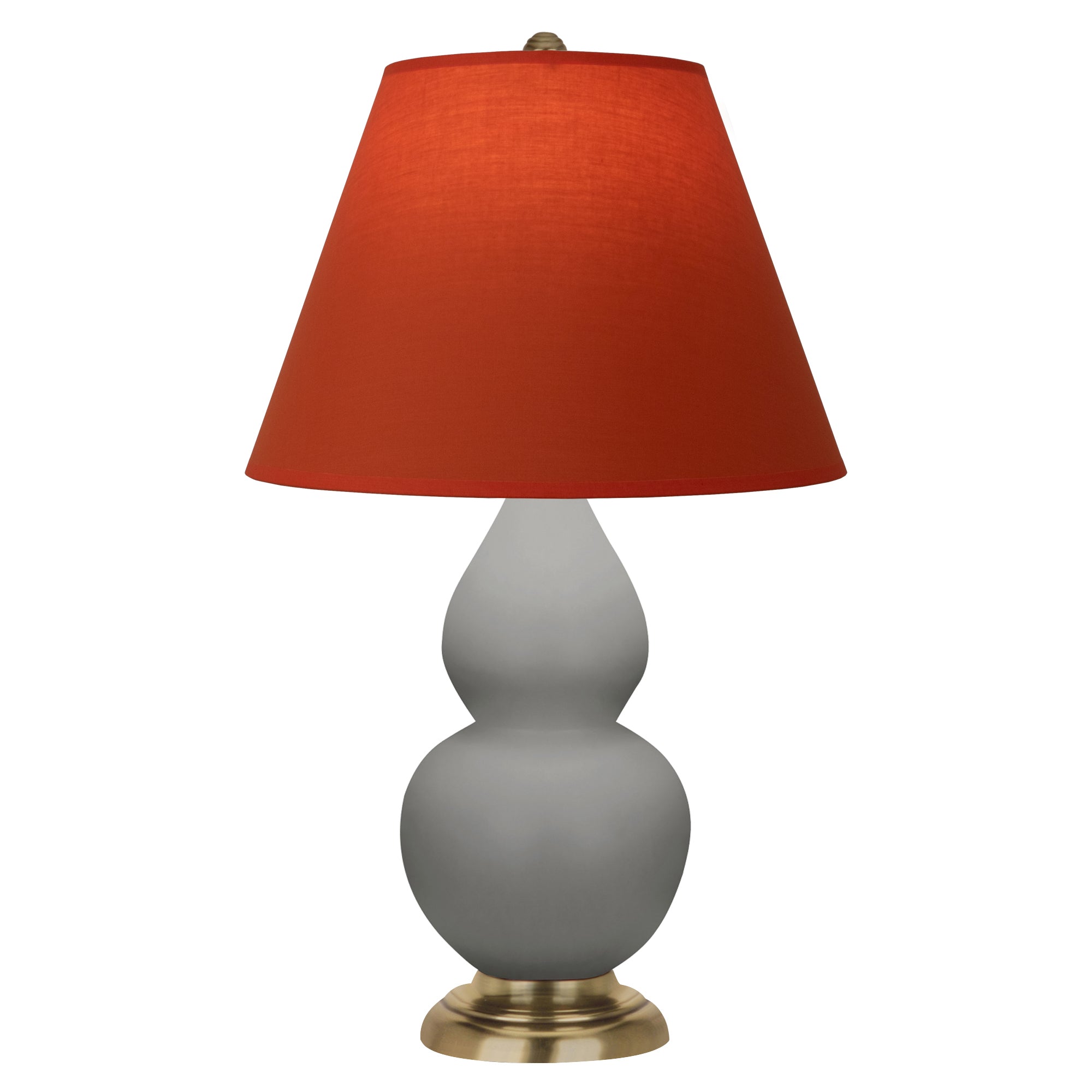 MST50T | Matte Smokey Taupe Small Double Gourd Accent Lamp