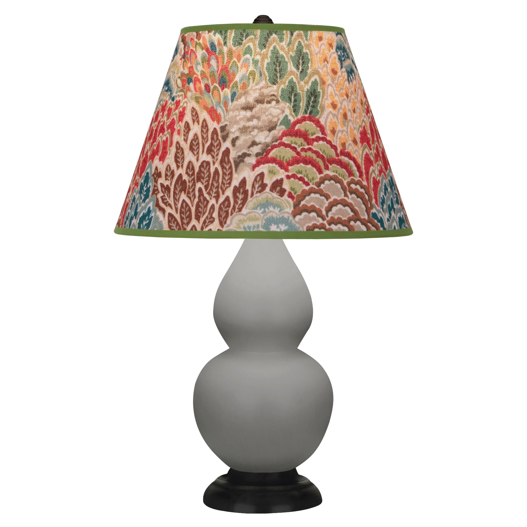 MST51F | Matte Smokey Taupe Small Double Gourd Accent Lamp