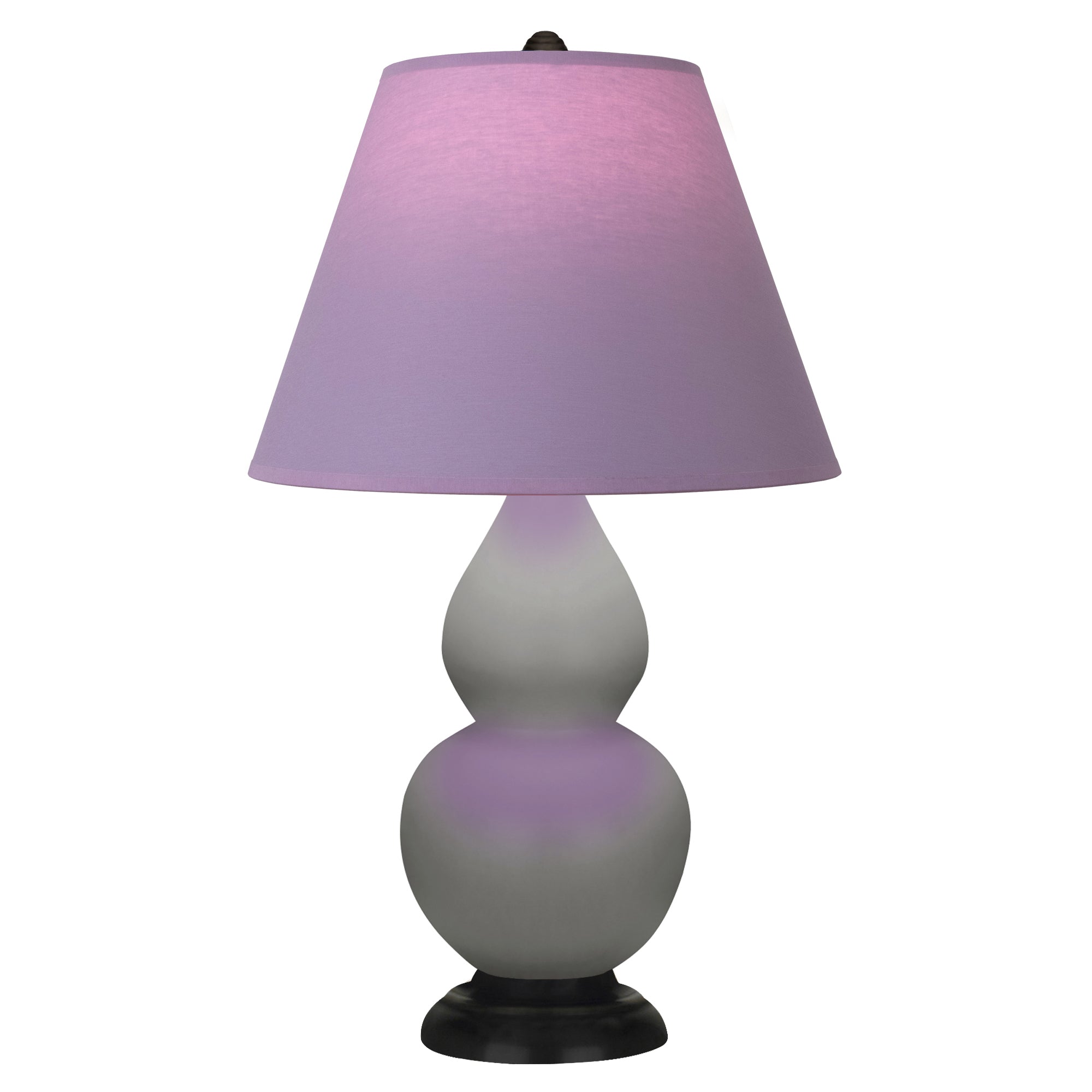 MST51L | Matte Smokey Taupe Small Double Gourd Accent Lamp