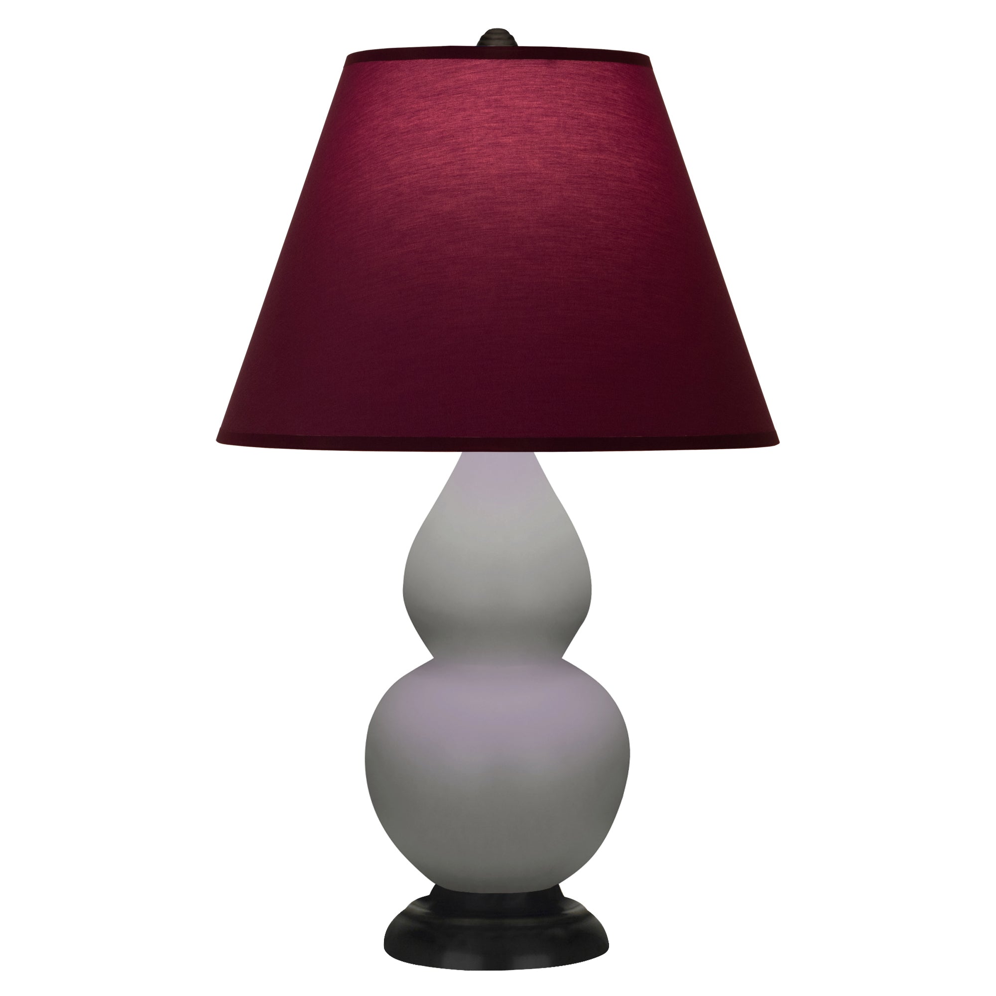 MST51P | Matte Smokey Taupe Small Double Gourd Accent Lamp