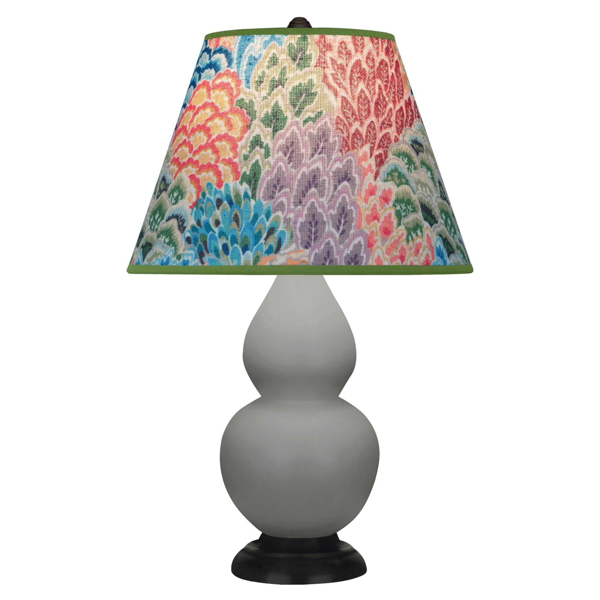 MST51S | Matte Smokey Taupe Small Double Gourd Accent Lamp