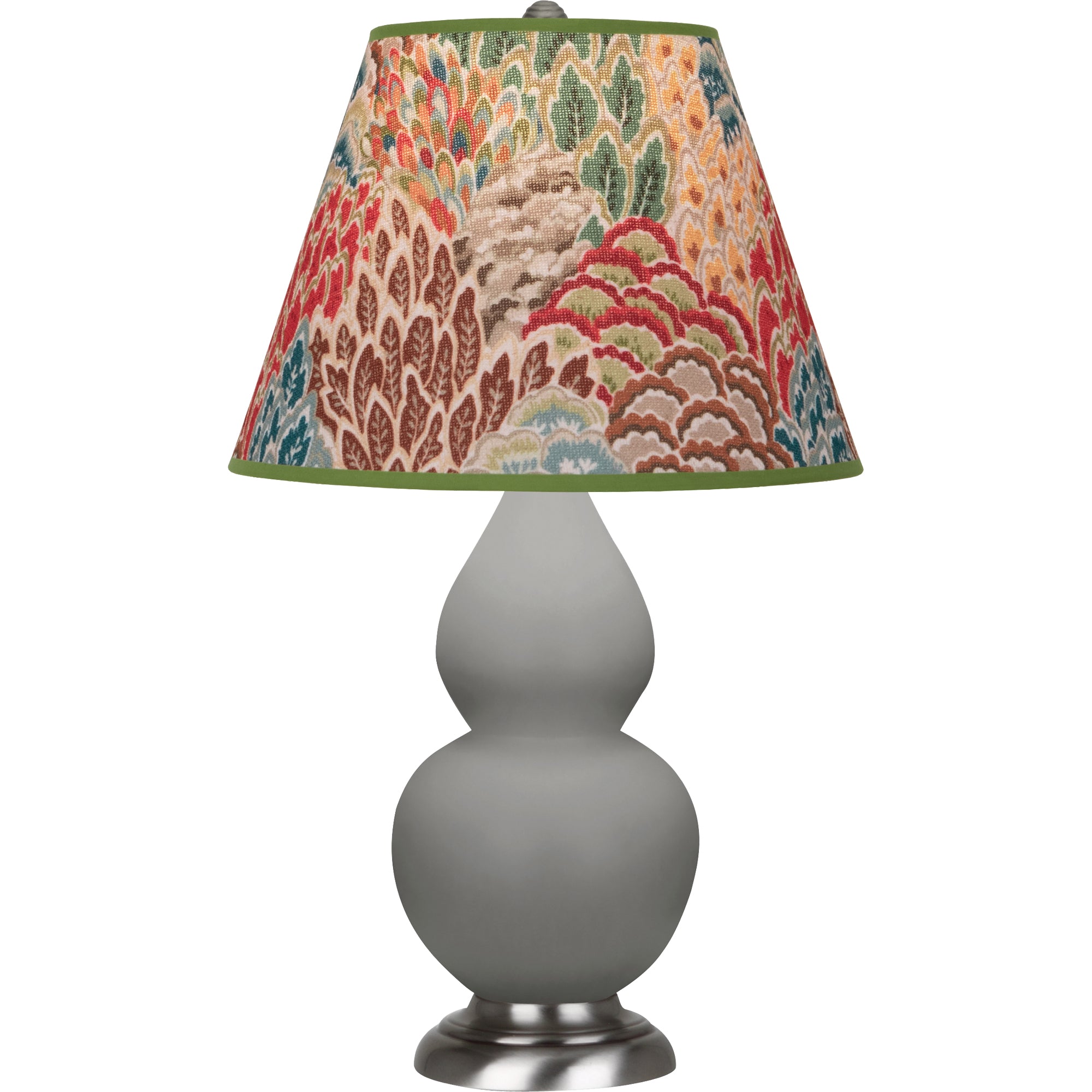 MST52F | Matte Smokey Taupe Small Double Gourd Accent Lamp