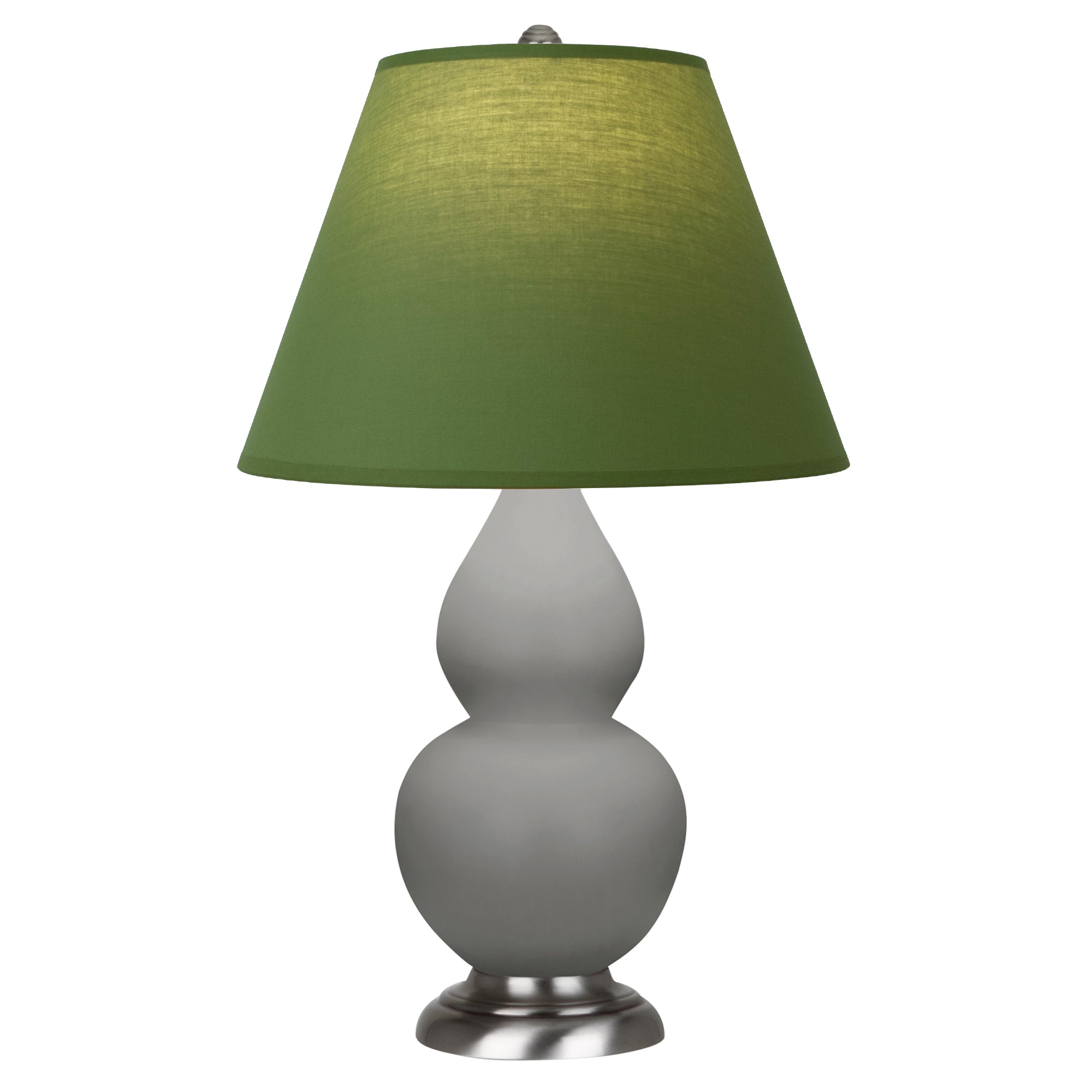 MST52G | Matte Smokey Taupe Small Double Gourd Accent Lamp