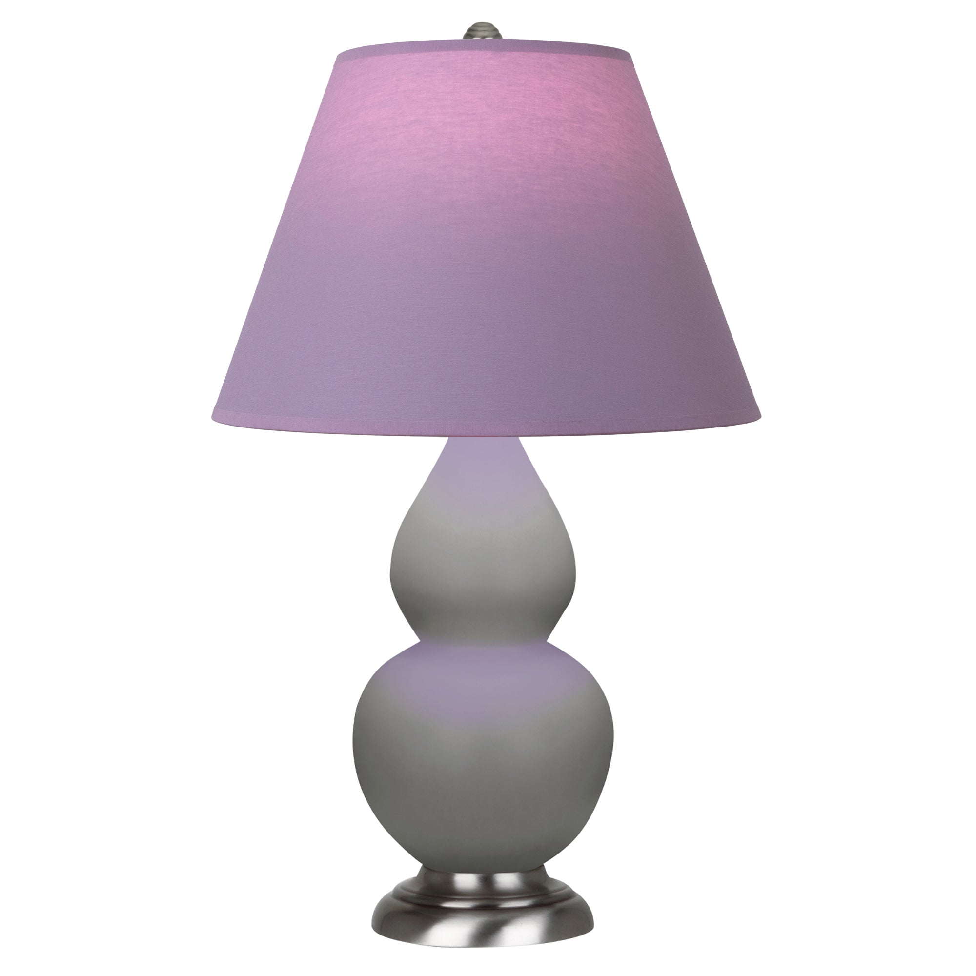 MST52L | Matte Smokey Taupe Small Double Gourd Accent Lamp