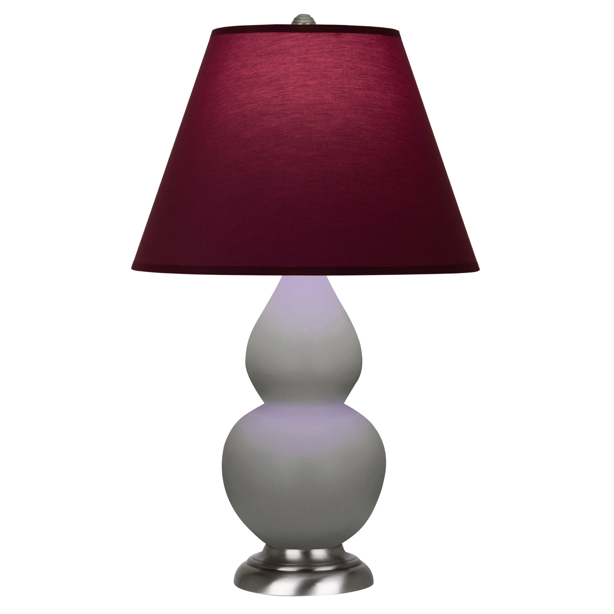 MST52P | Matte Smokey Taupe Small Double Gourd Accent Lamp