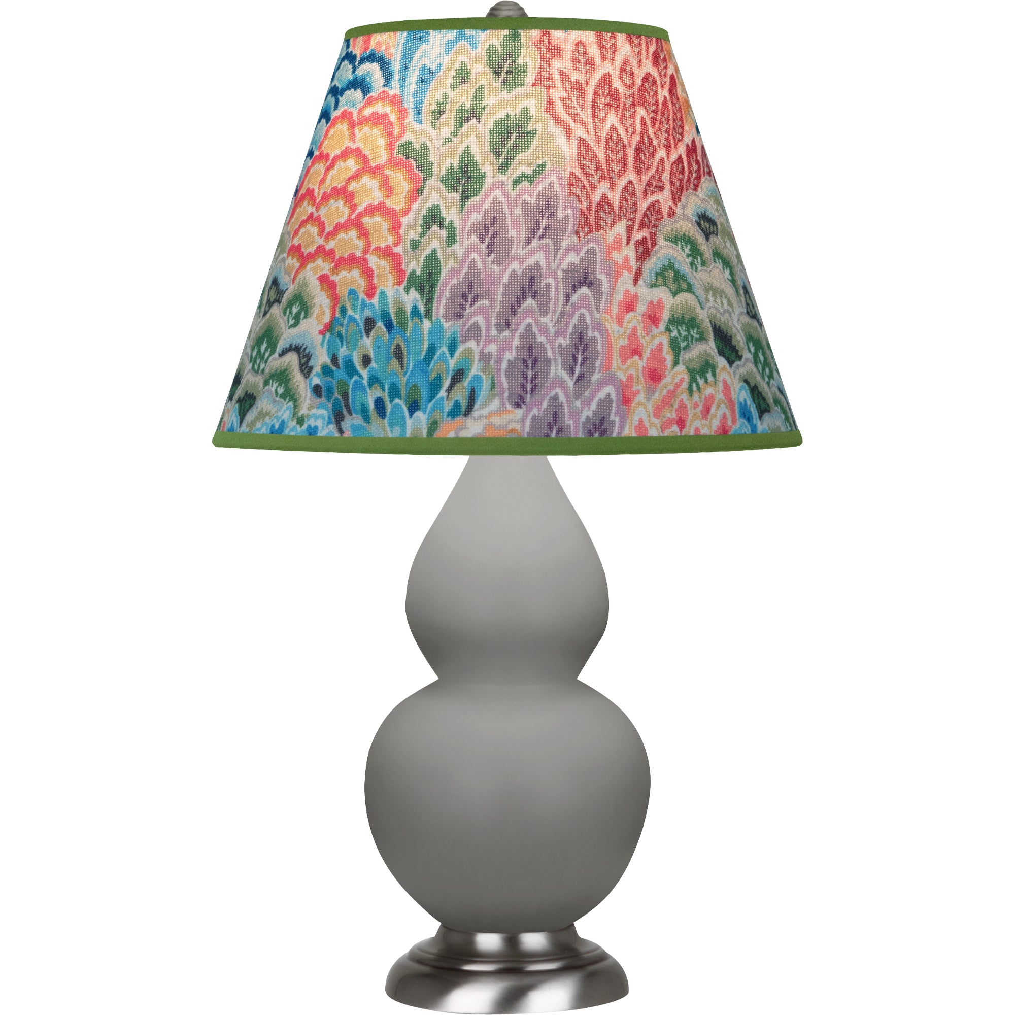 MST52S | Matte Smokey Taupe Small Double Gourd Accent Lamp