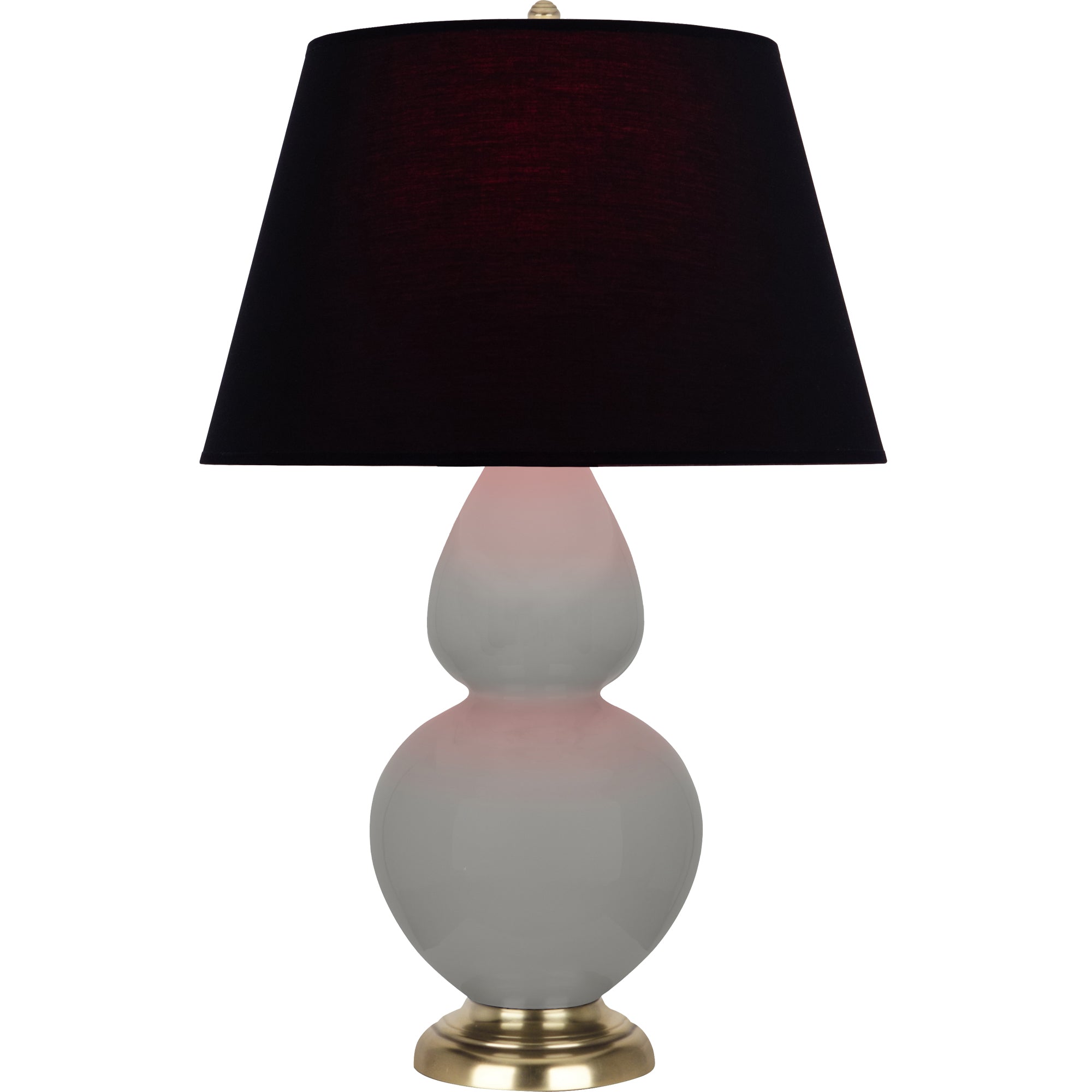 MST55K | Matte Smokey Taupe Double Gourd Table Lamp