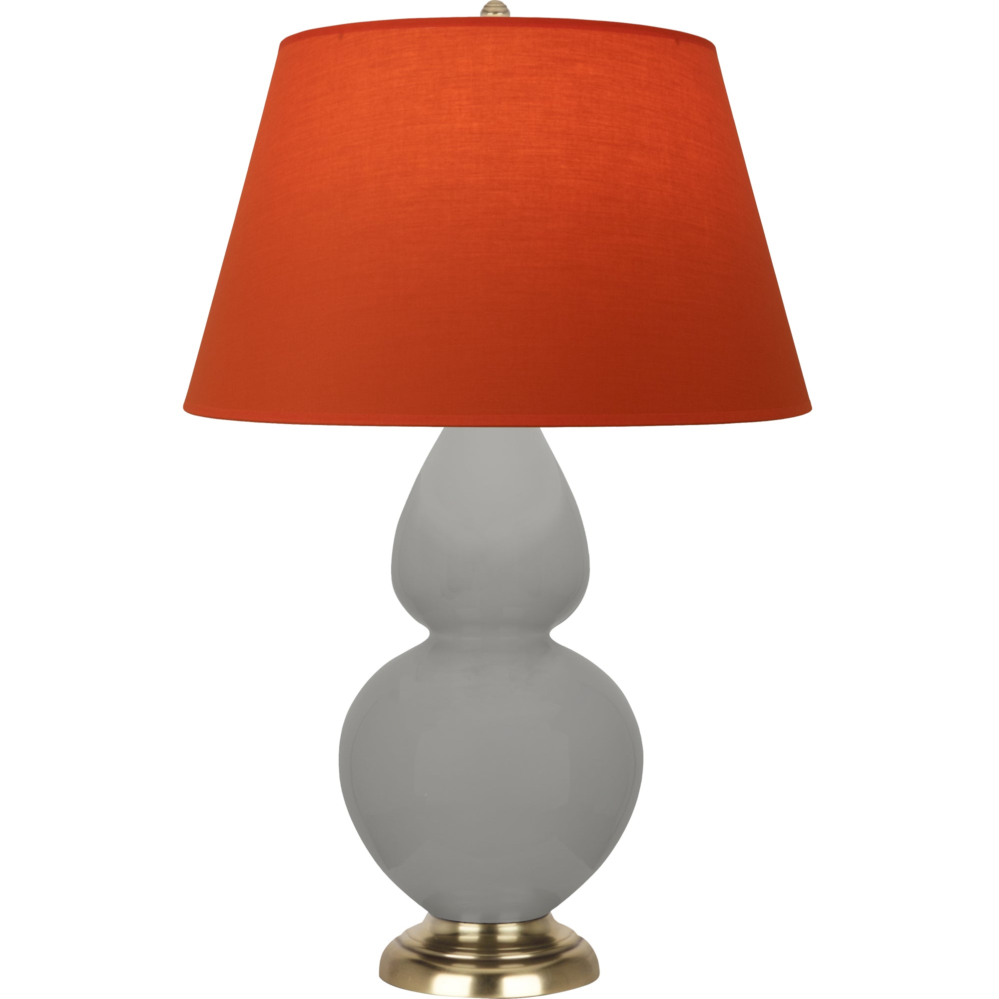 MST55T | Matte Smokey Taupe Double Gourd Table Lamp