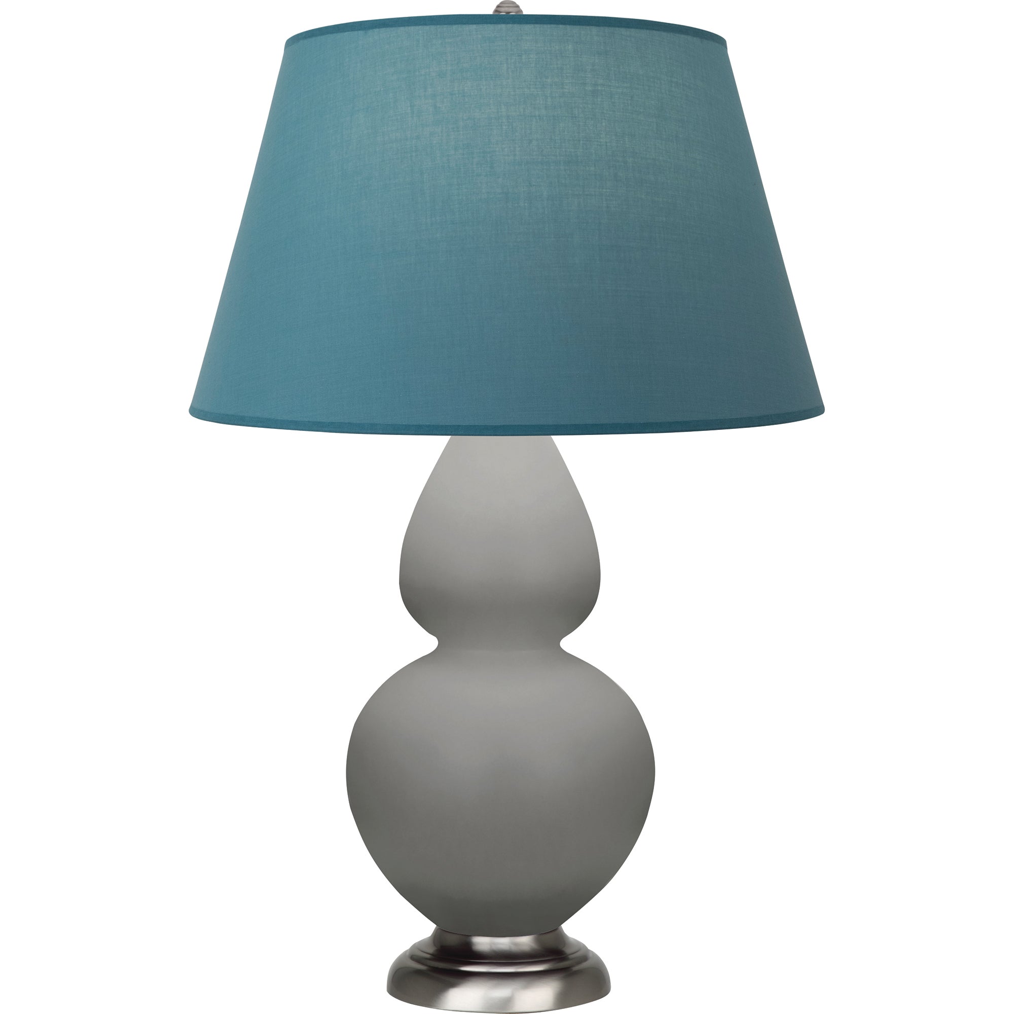 MST59B | Matte Smokey Taupe Double Gourd Table Lamp