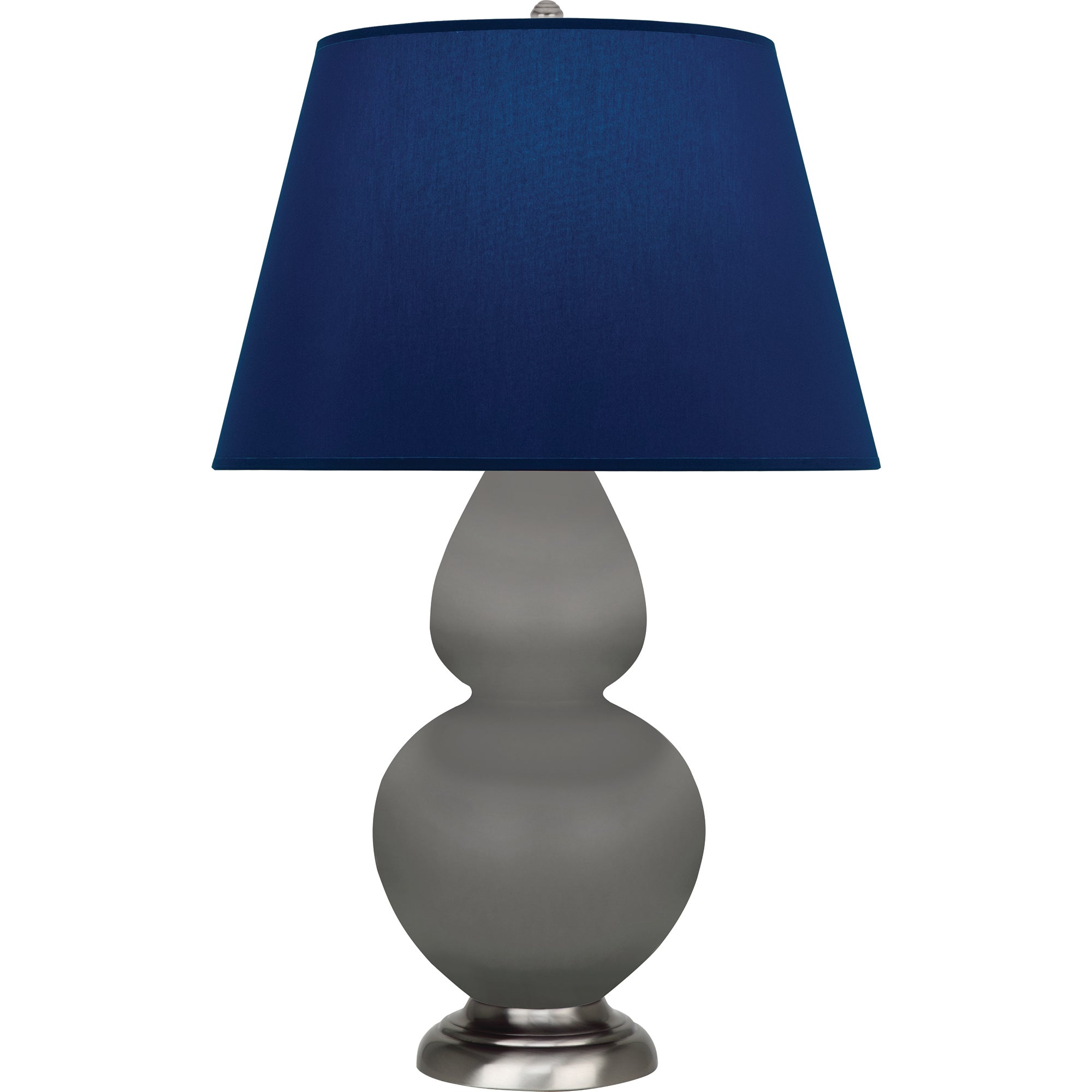 MST59N | Matte Smokey Taupe Double Gourd Table Lamp