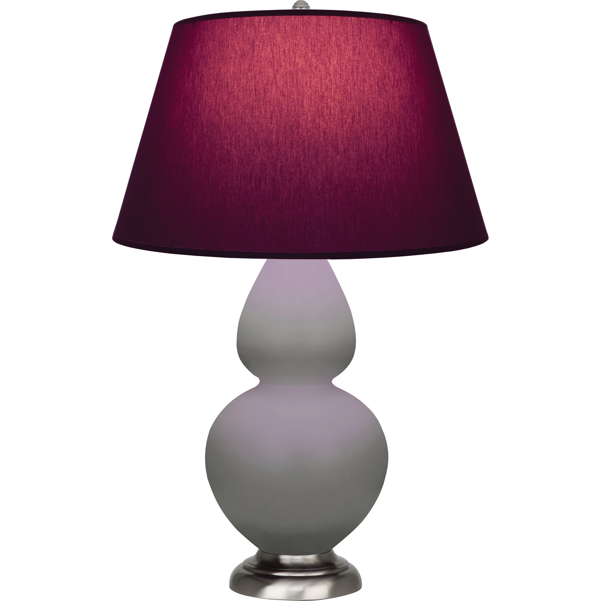MST59P | Matte Smokey Taupe Double Gourd Table Lamp