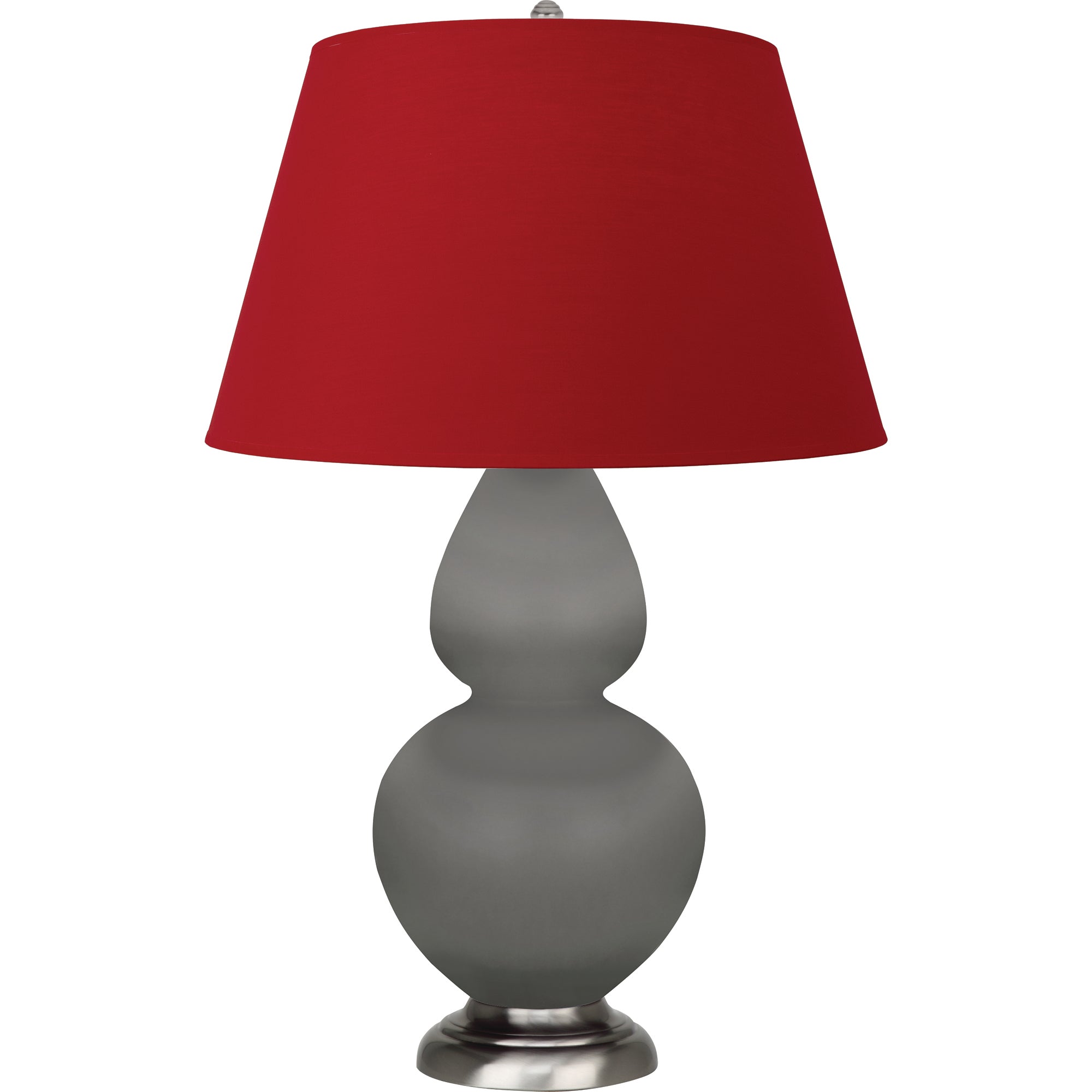 MST59R | Matte Smokey Taupe Double Gourd Table Lamp