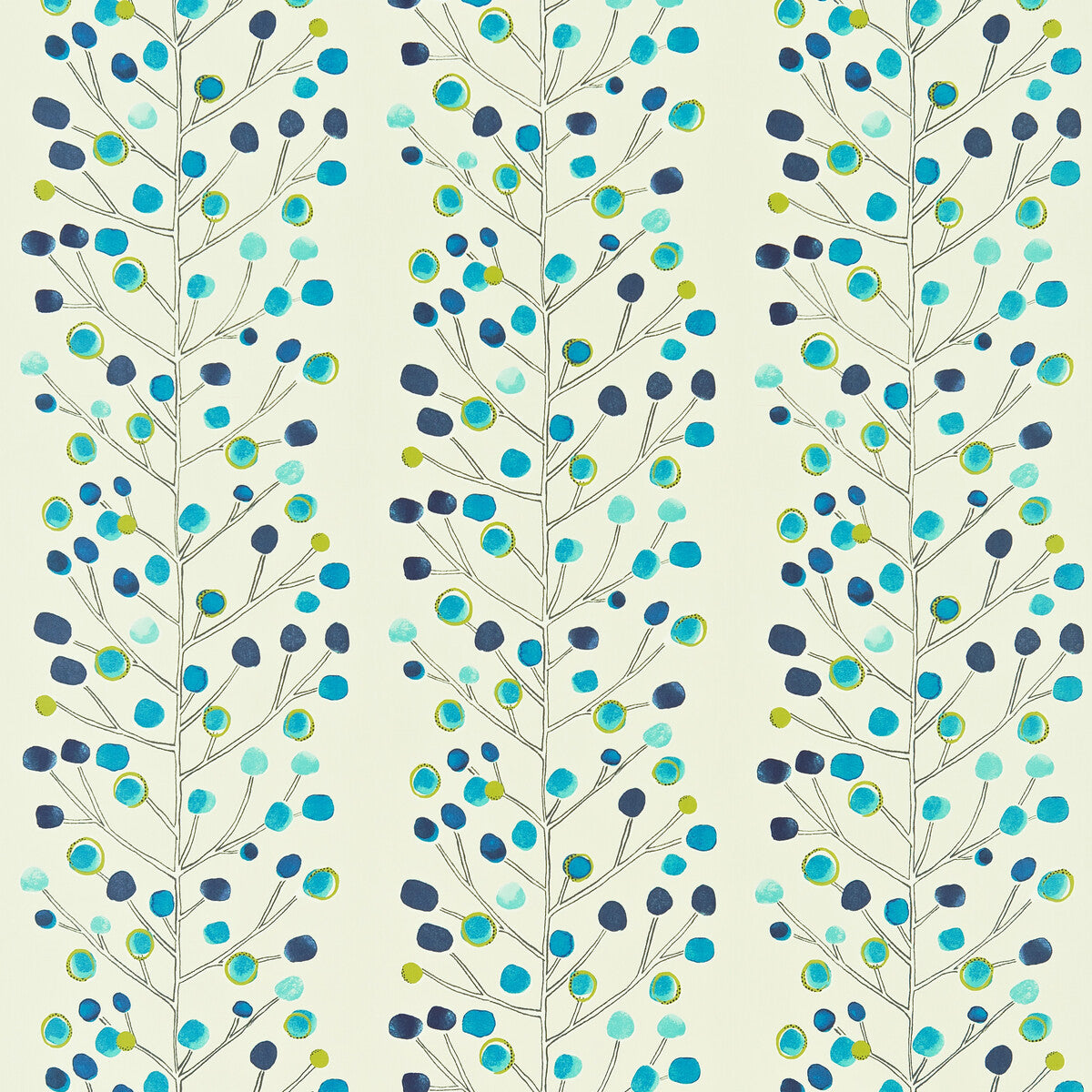 Berry Tree-Peacock/Powder Blue