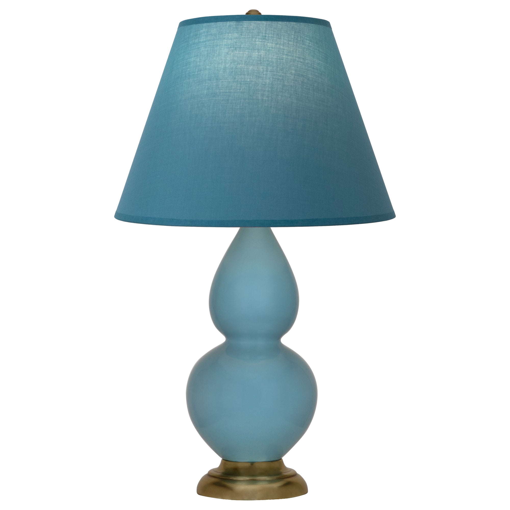 OB10B | Steel Blue Small Double Gourd Accent Lamp