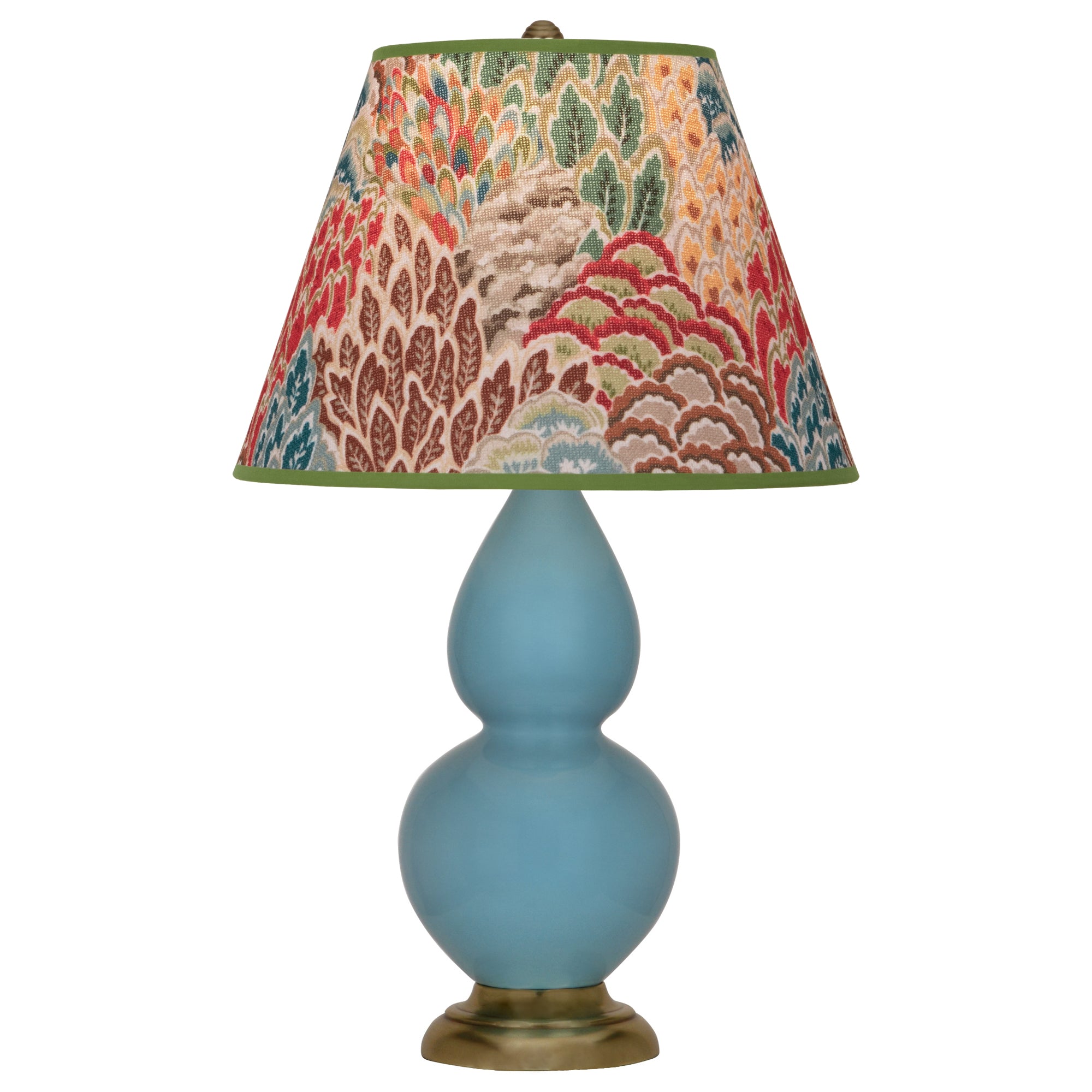 OB10F | Steel Blue Small Double Gourd Accent Lamp