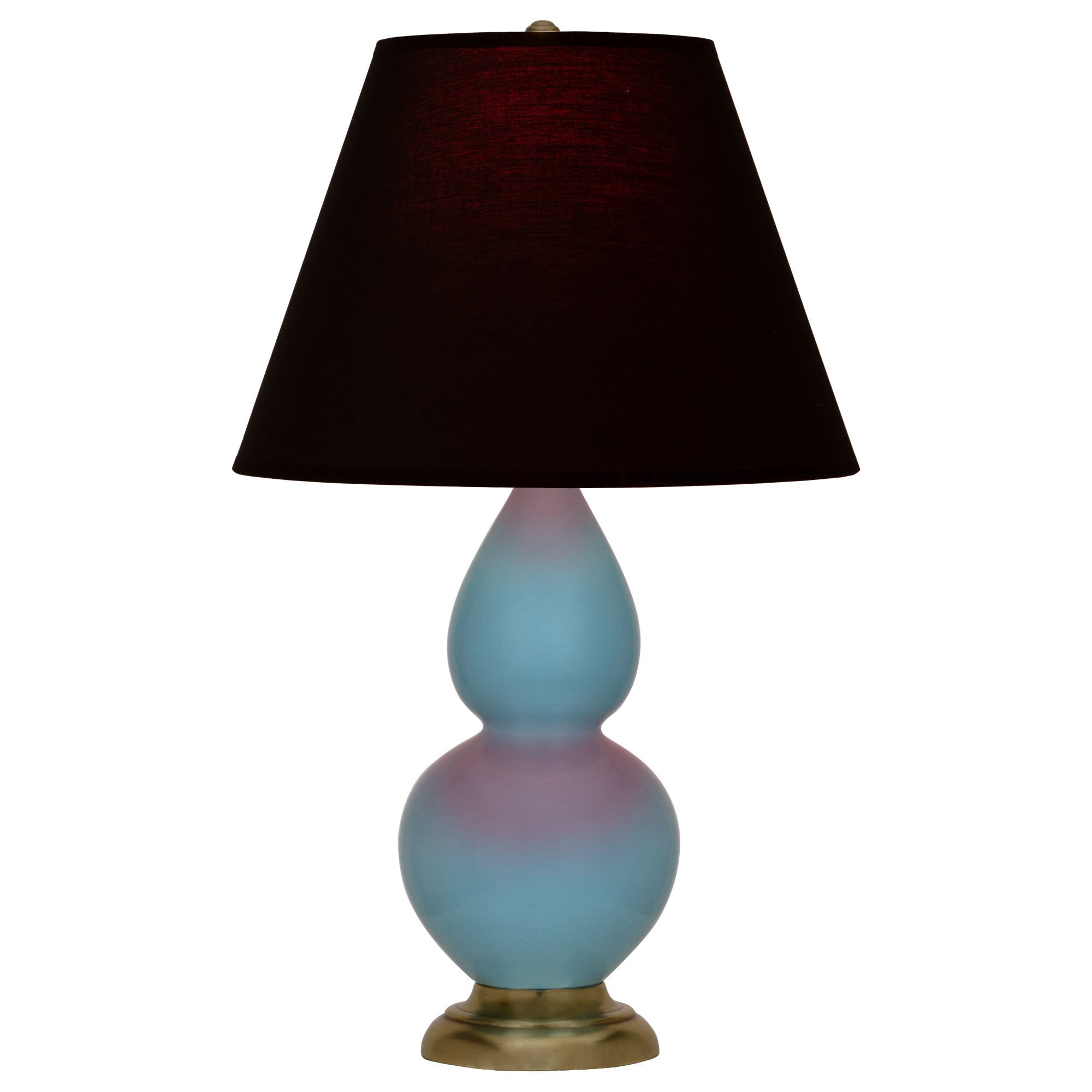 OB10K | Steel Blue Small Double Gourd Accent Lamp