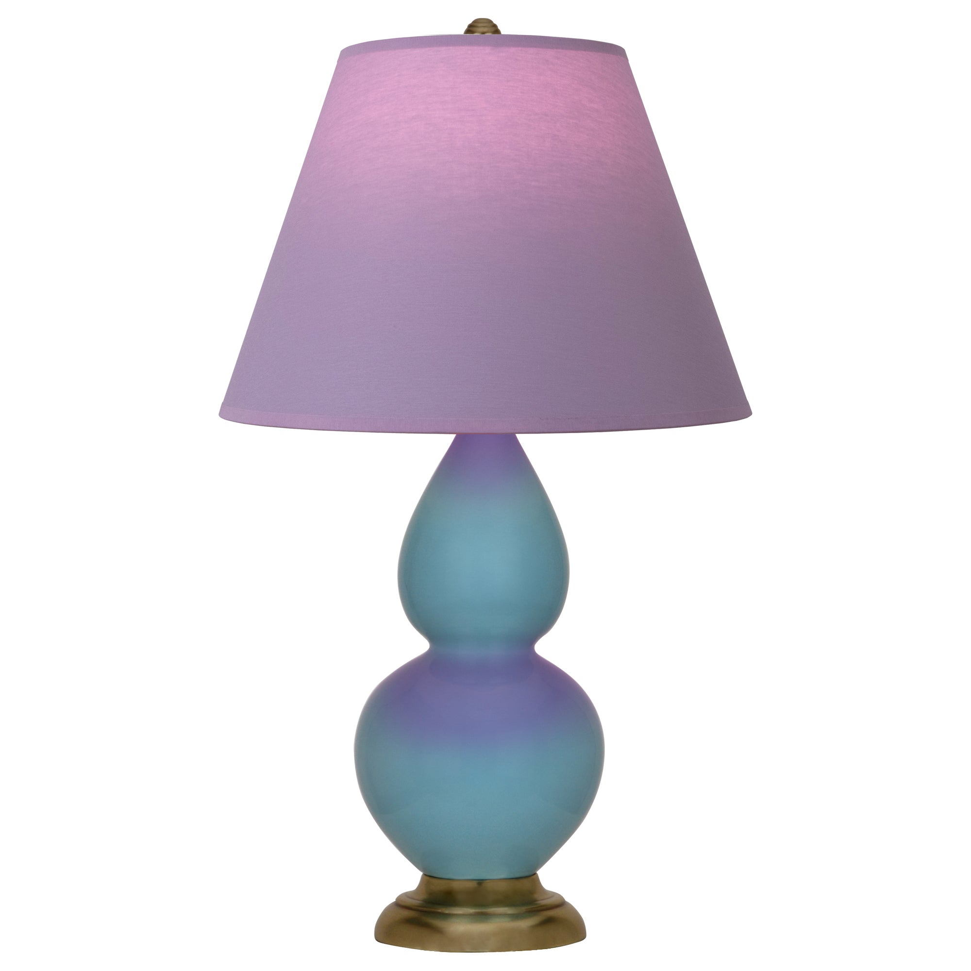 OB10L | Steel Blue Small Double Gourd Accent Lamp