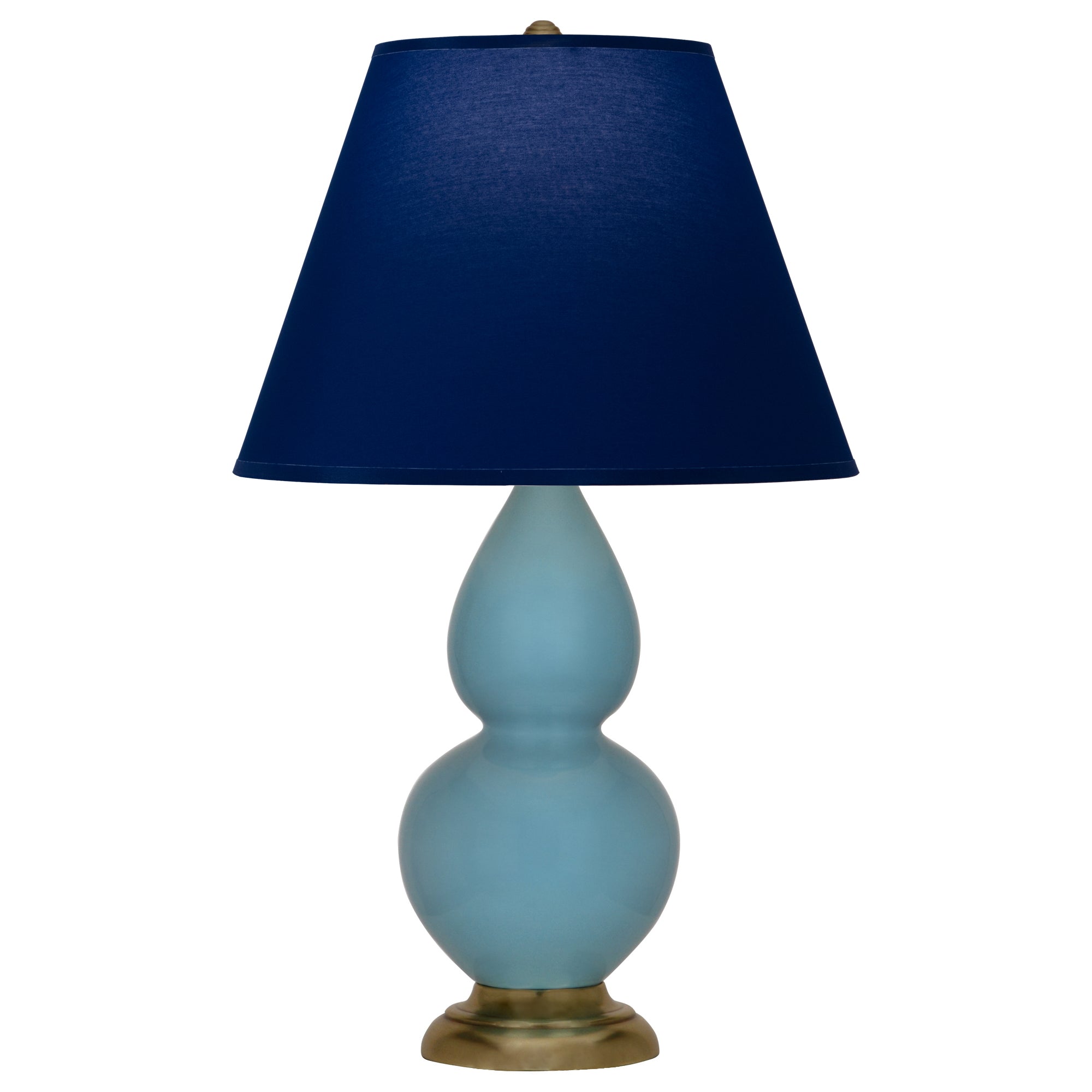 OB10N | Steel Blue Small Double Gourd Accent Lamp