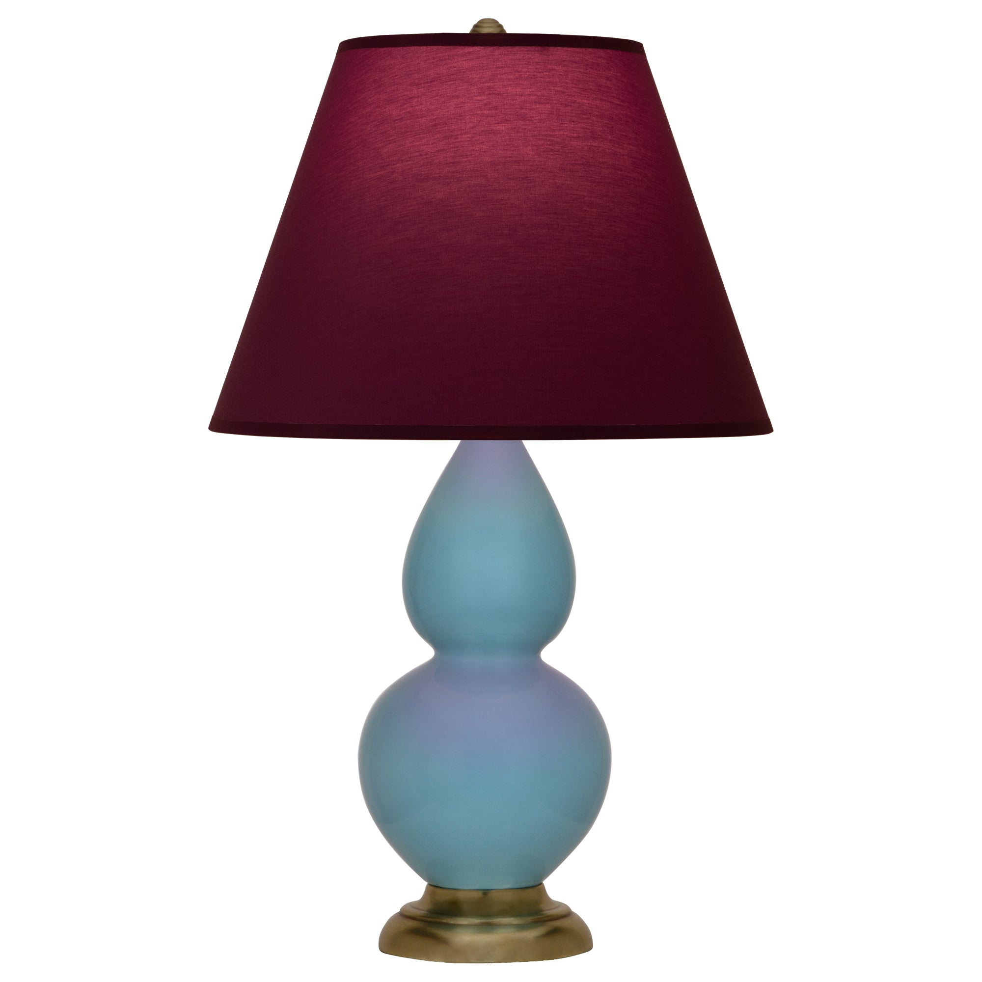OB10P | Steel Blue Small Double Gourd Accent Lamp