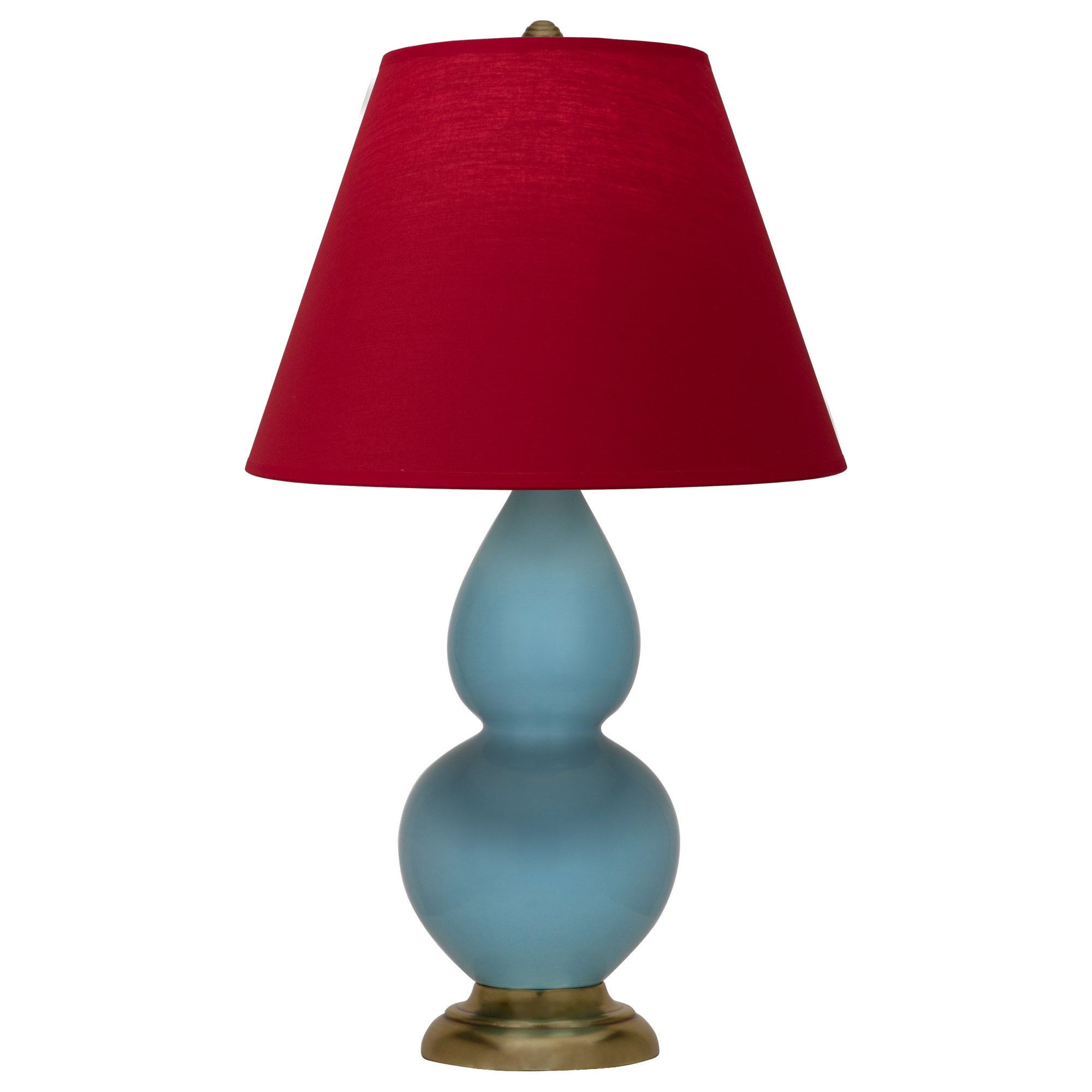 OB10R | Steel Blue Small Double Gourd Accent Lamp