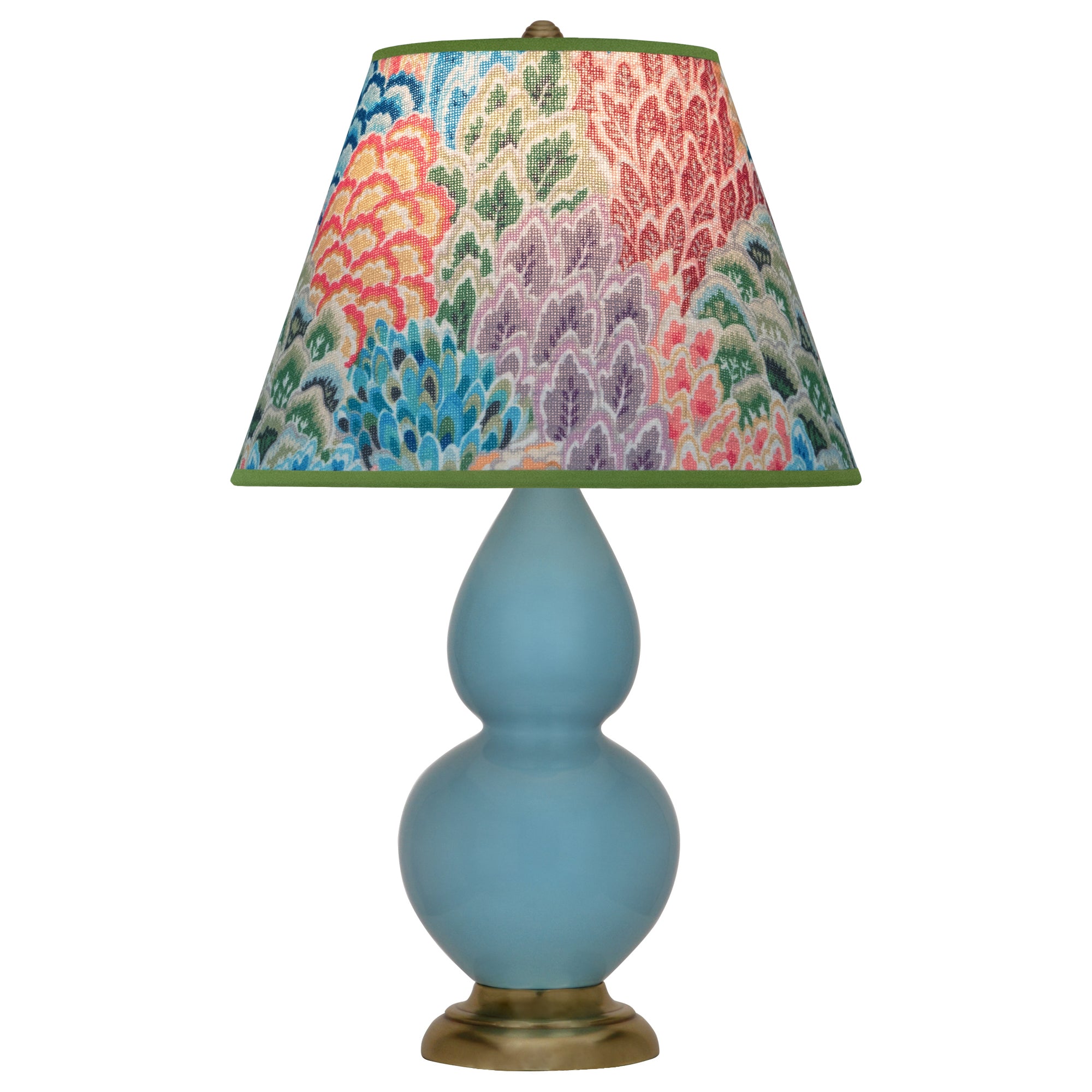 OB10S | Steel Blue Small Double Gourd Accent Lamp