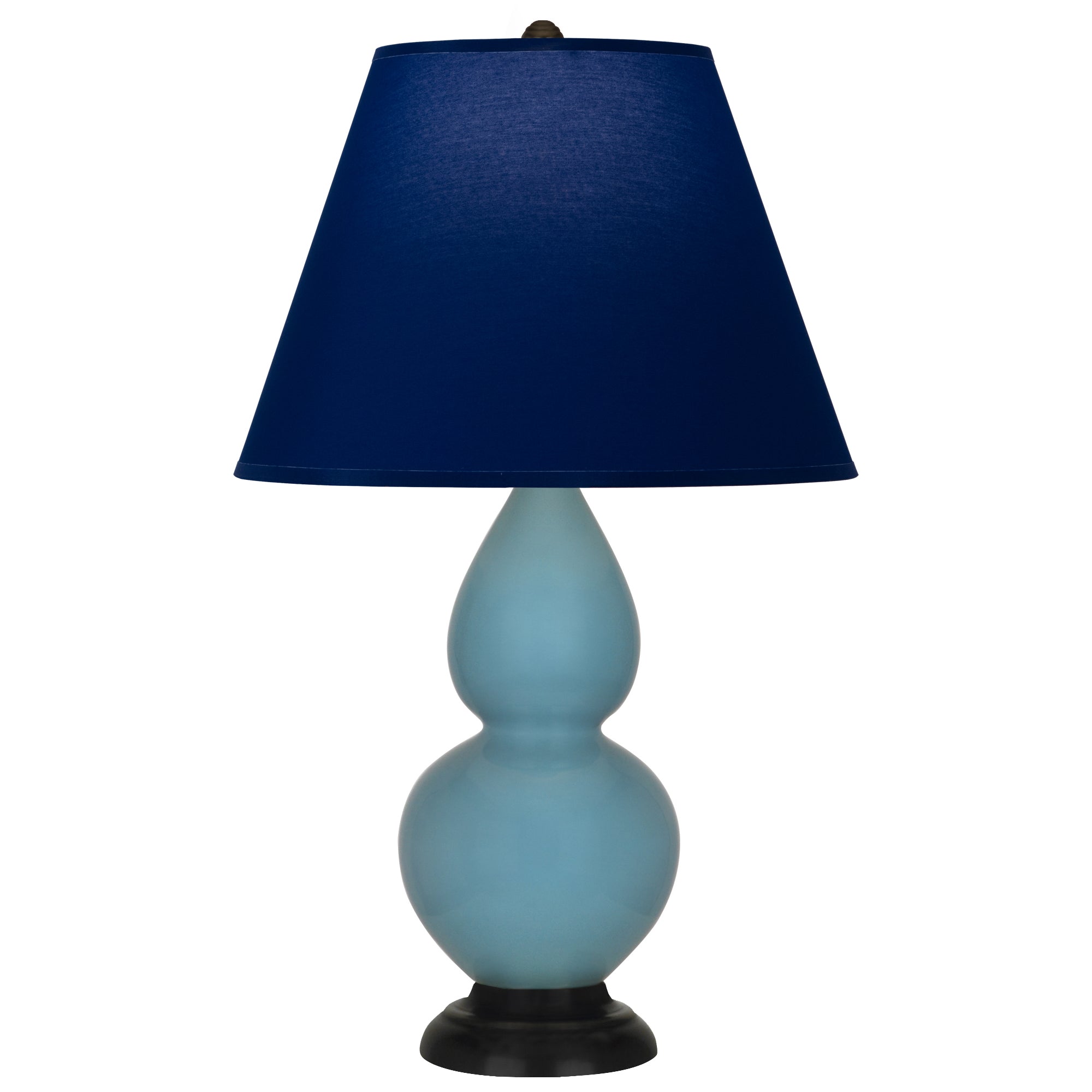 OB11N | Steel Blue Small Double Gourd Accent Lamp