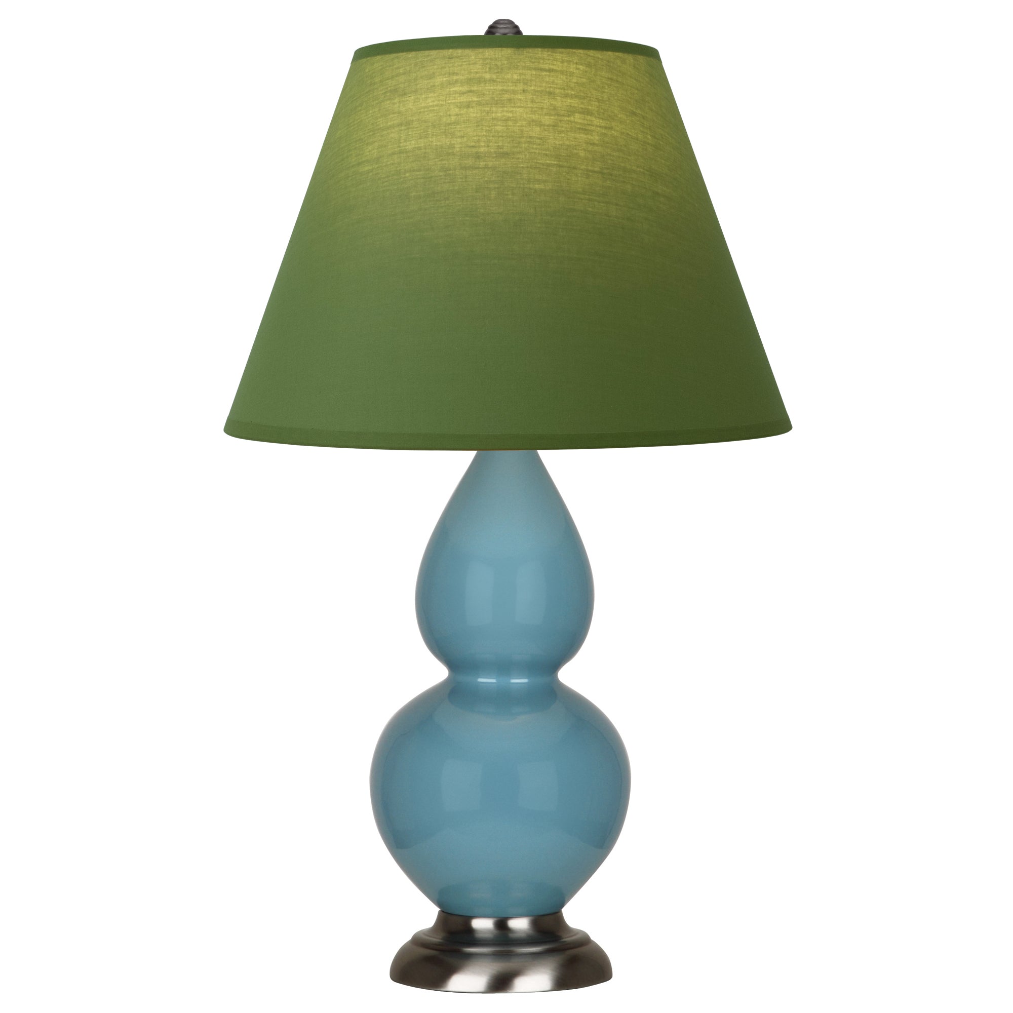 OB12G | Steel Blue Small Double Gourd Accent Lamp