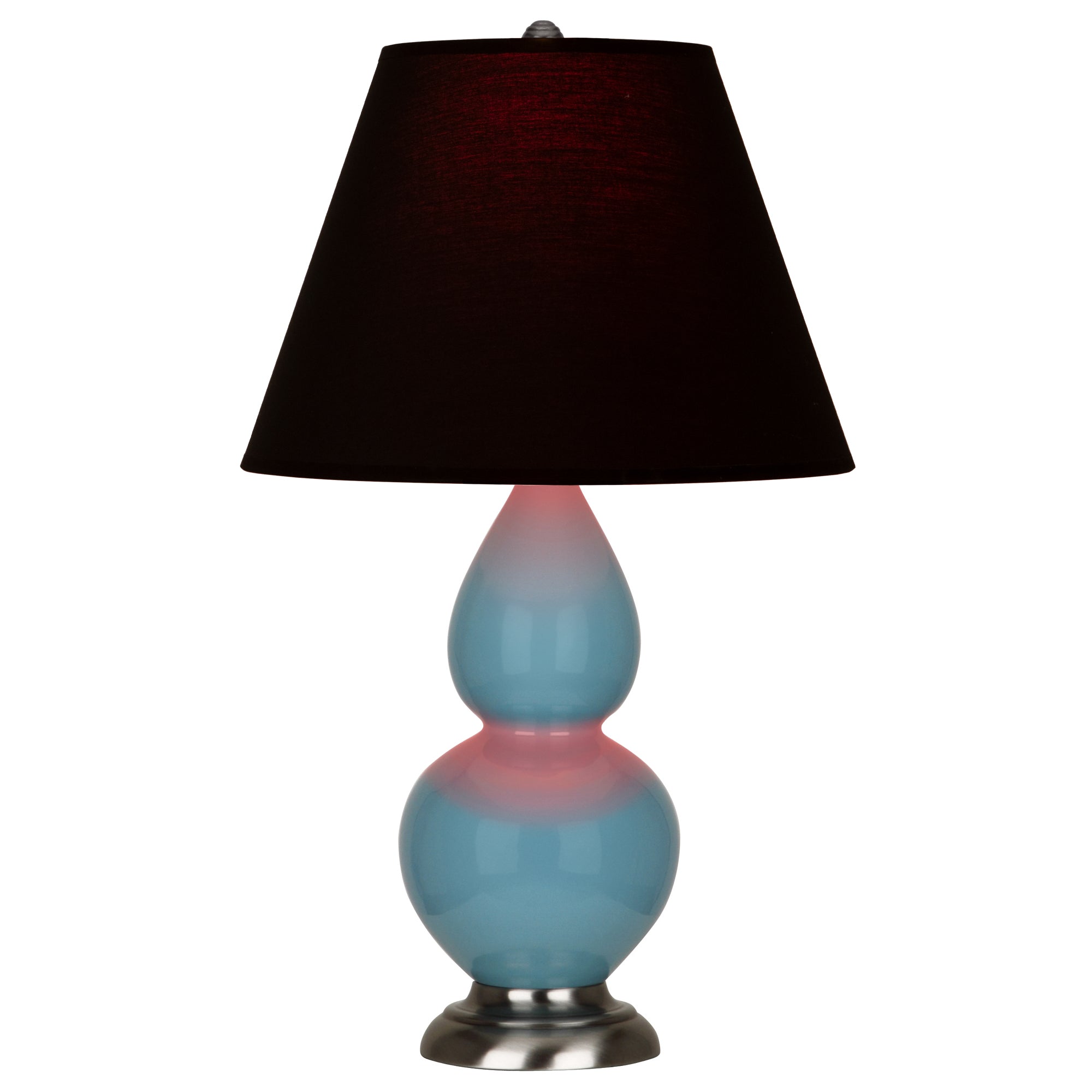 OB12K | Steel Blue Small Double Gourd Accent Lamp