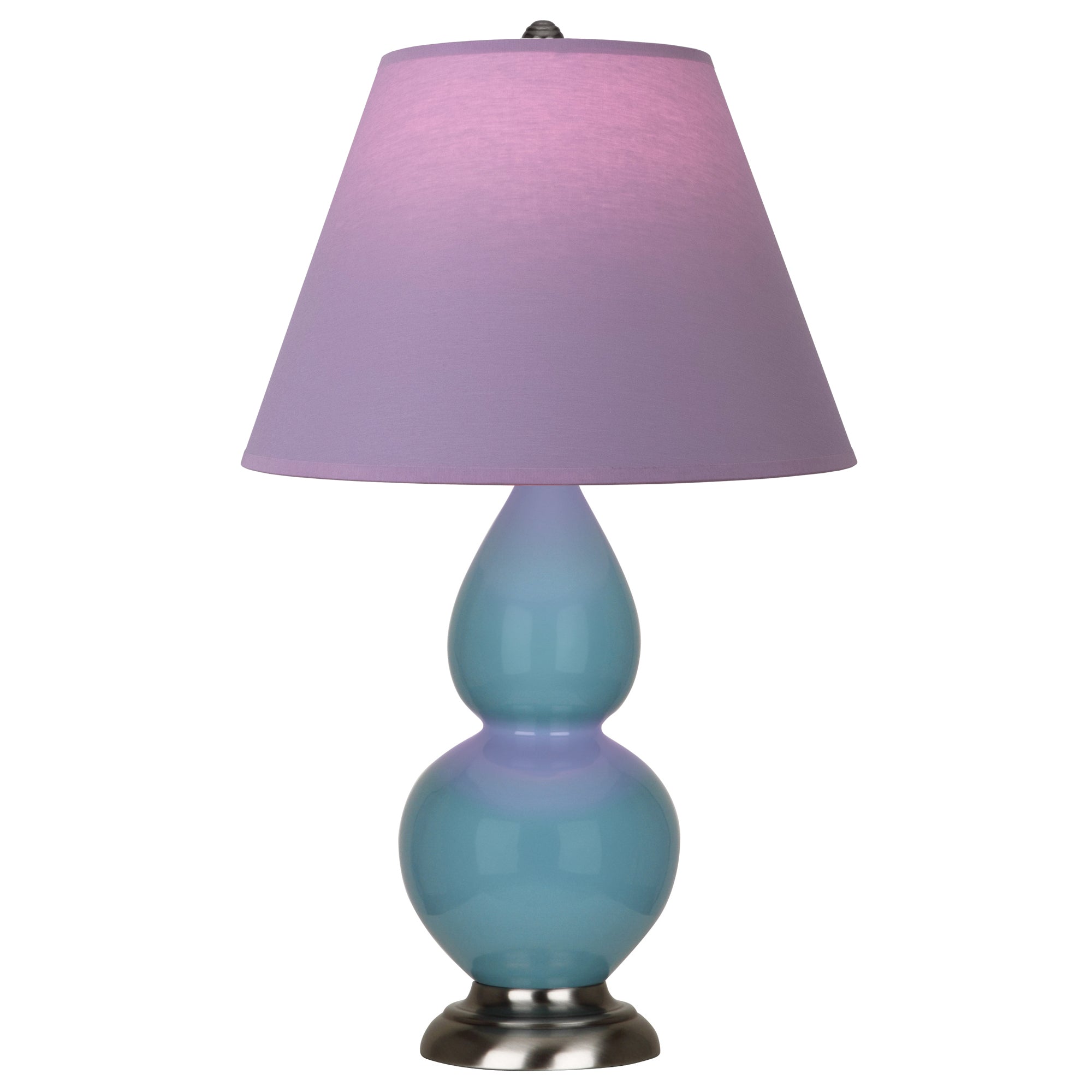 OB12L | Steel Blue Small Double Gourd Accent Lamp