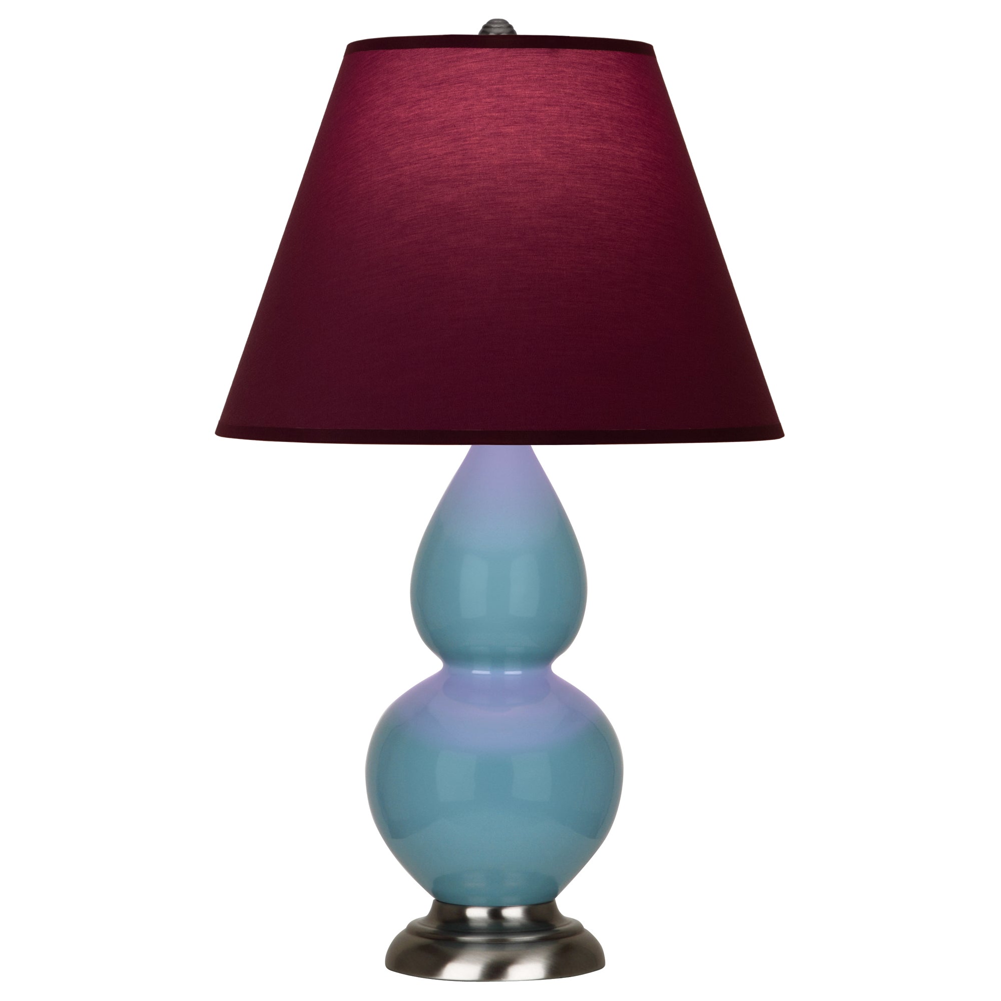 OB12P | Steel Blue Small Double Gourd Accent Lamp