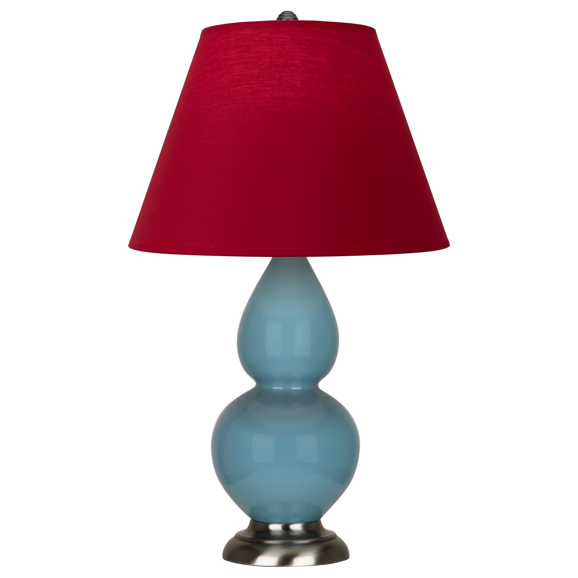OB12R | Steel Blue Small Double Gourd Accent Lamp