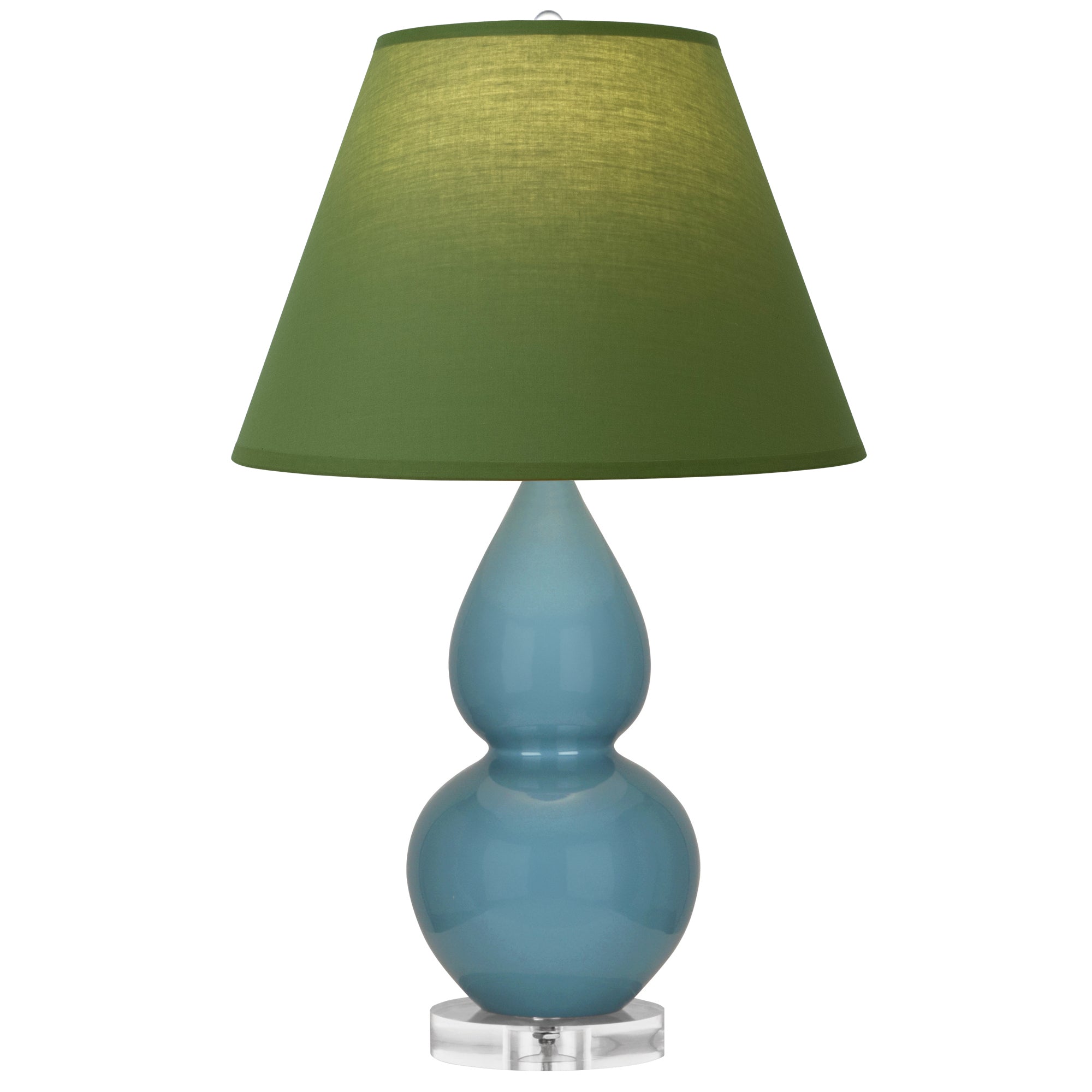 OB13G | Steel Blue Small Double Gourd Accent Lamp