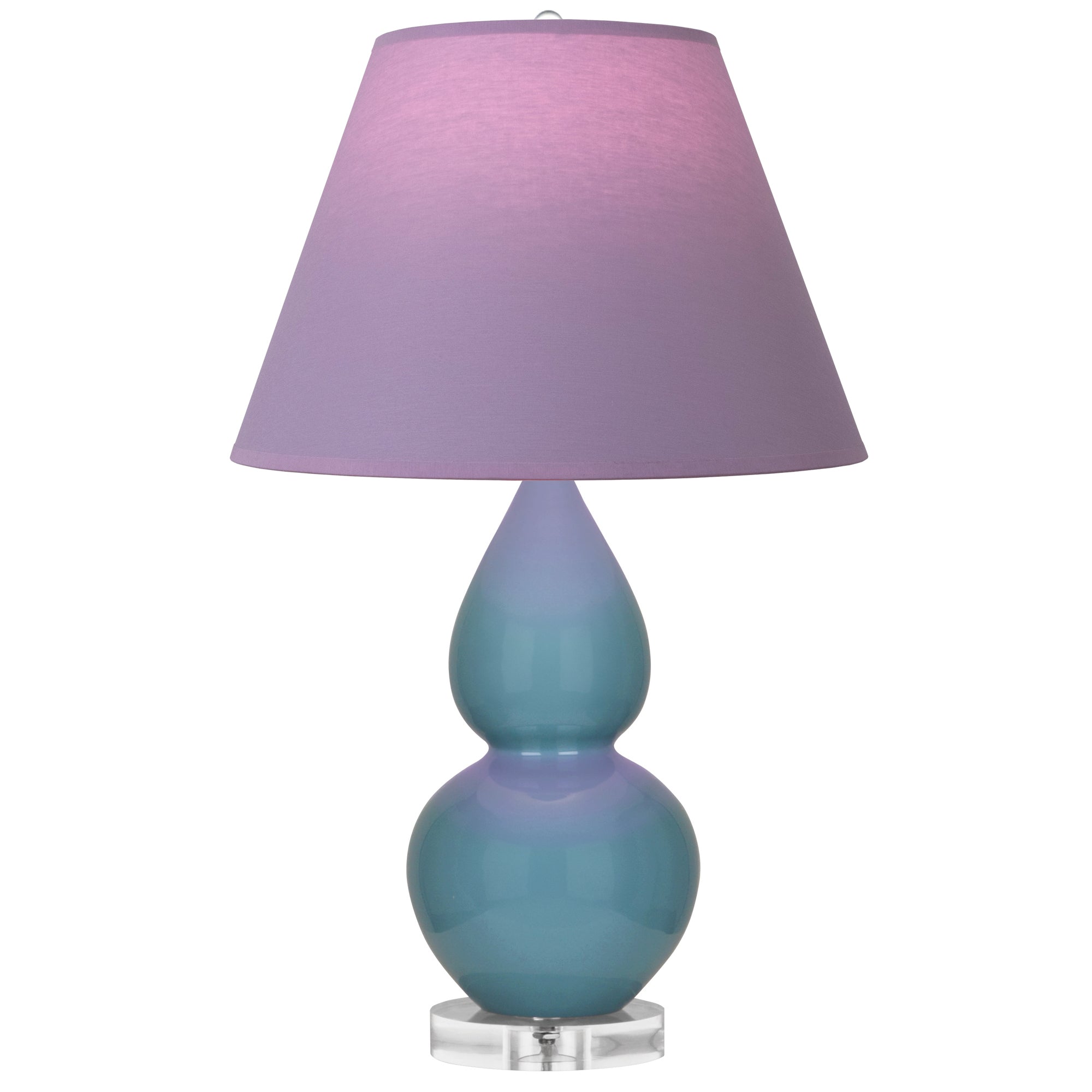 OB13L | Steel Blue Small Double Gourd Accent Lamp