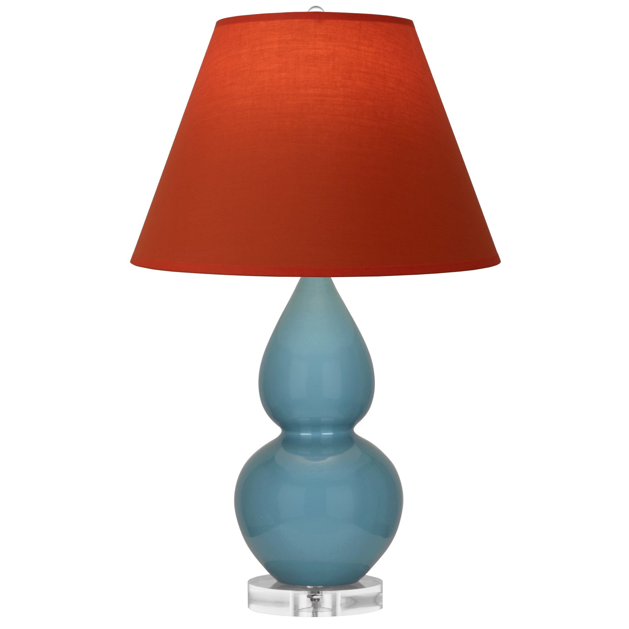 OB13T | Steel Blue Small Double Gourd Accent Lamp