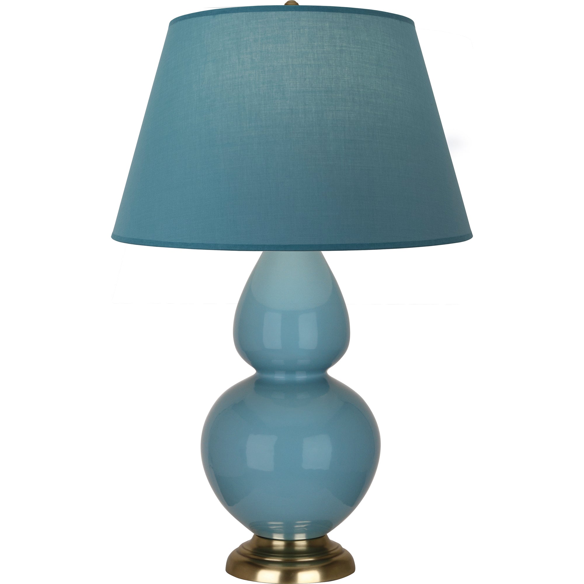 OB20B | Steel Blue Double Gourd Table Lamp
