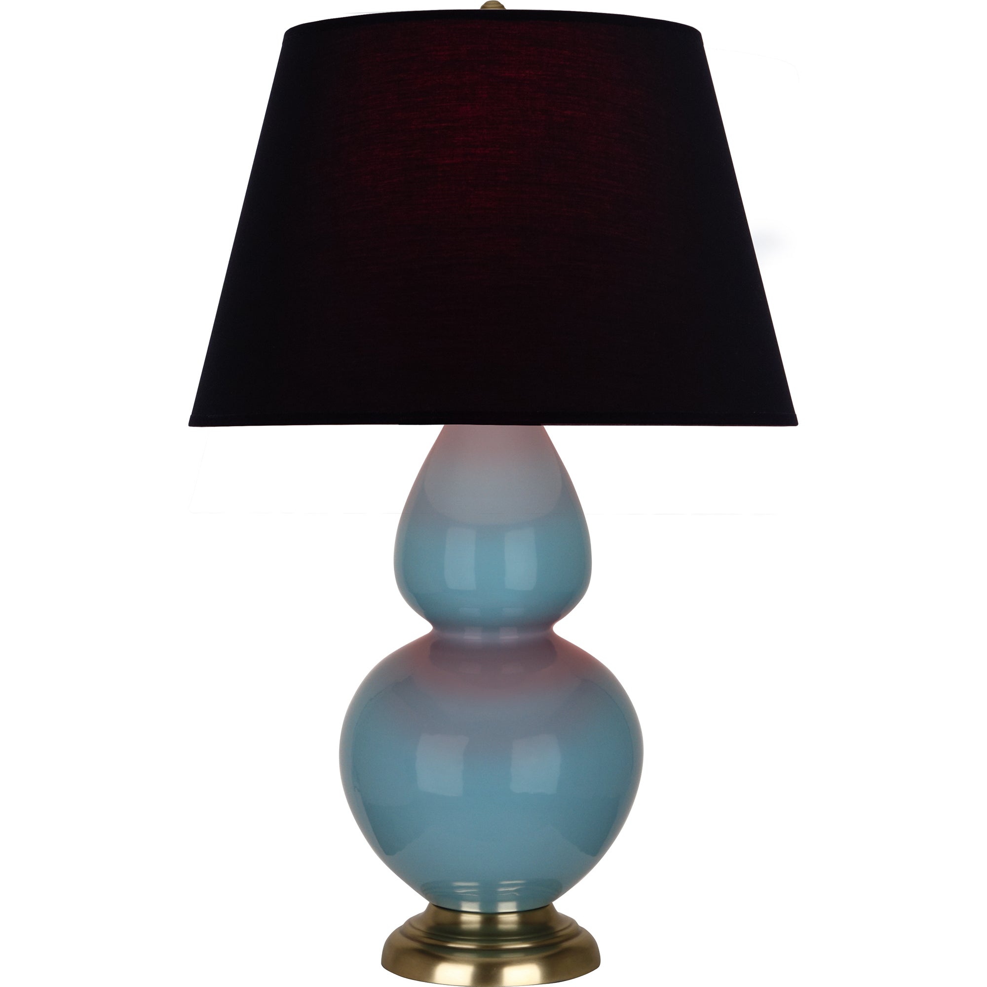 OB20K | Steel Blue Double Gourd Table Lamp