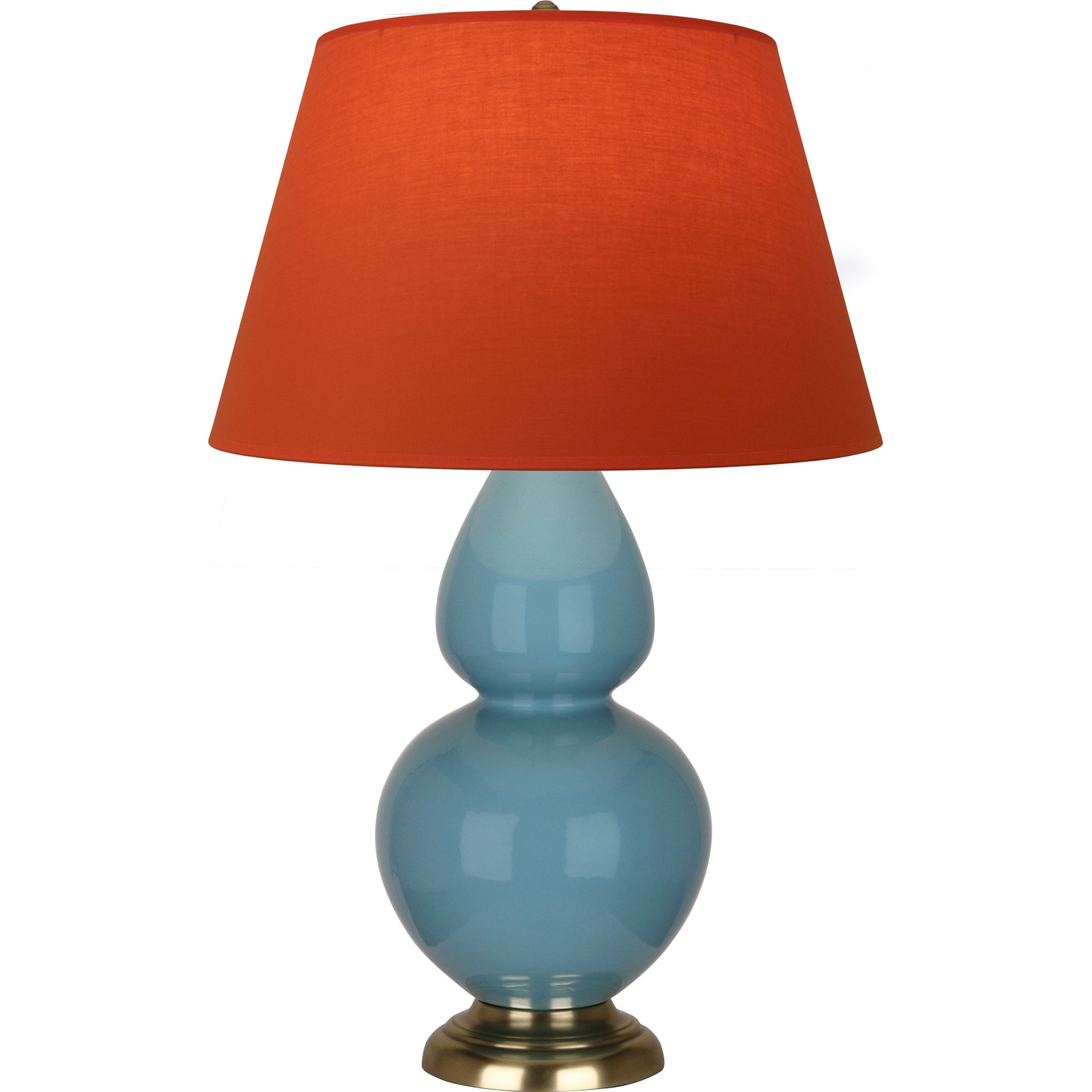 OB20T | Steel Blue Double Gourd Table Lamp
