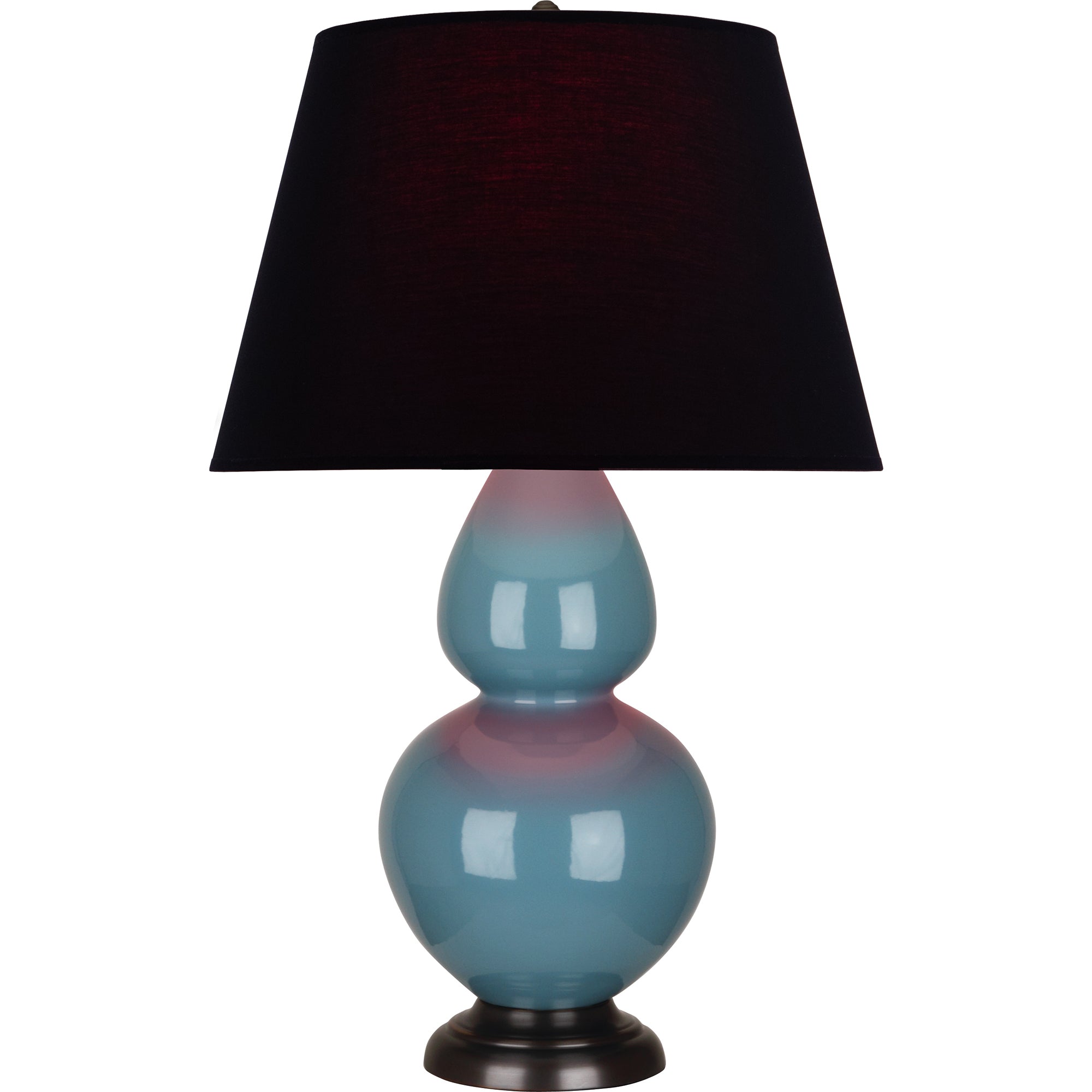 OB21K | Steel Blue Double Gourd Table Lamp