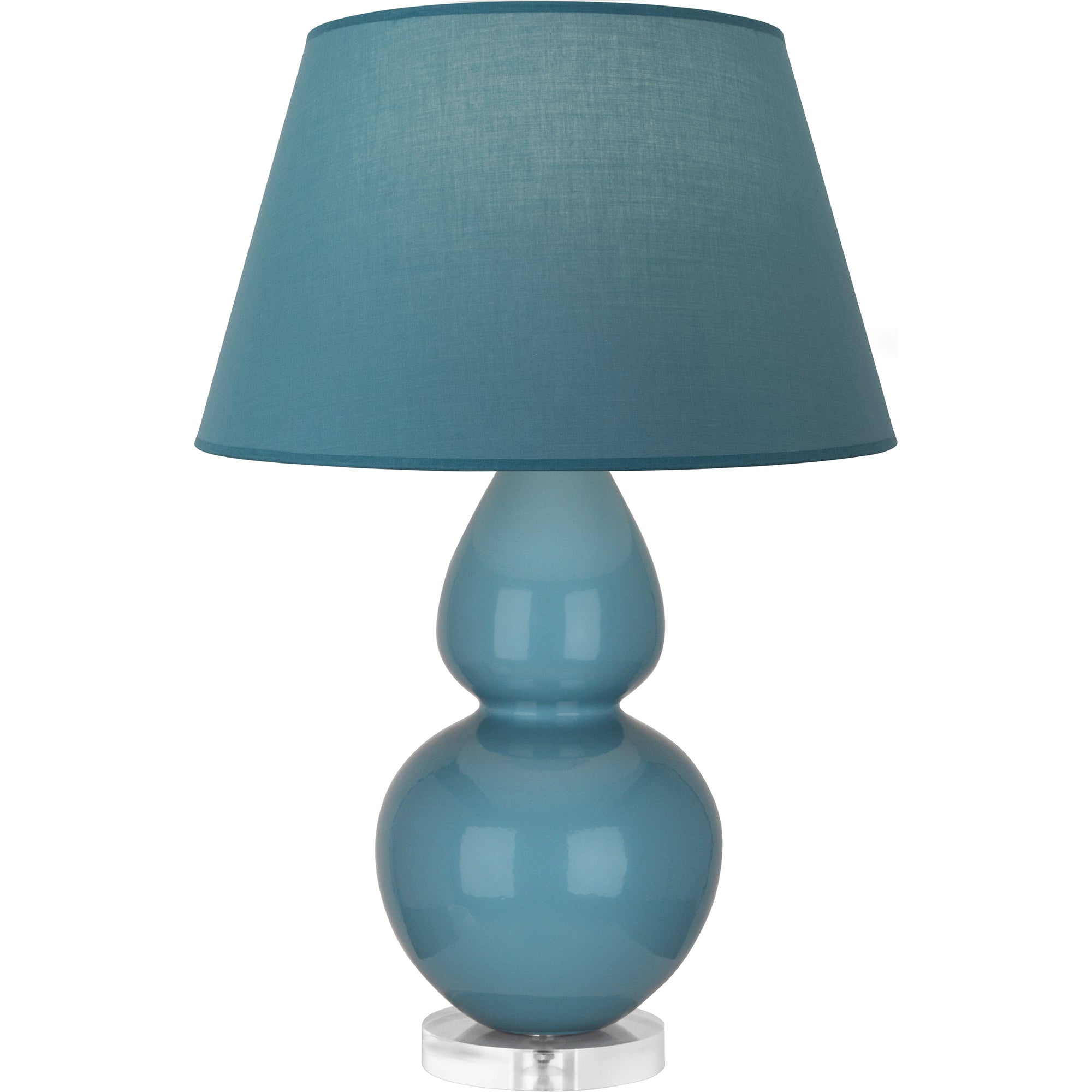 OB23B | Steel Blue Double Gourd Table Lamp