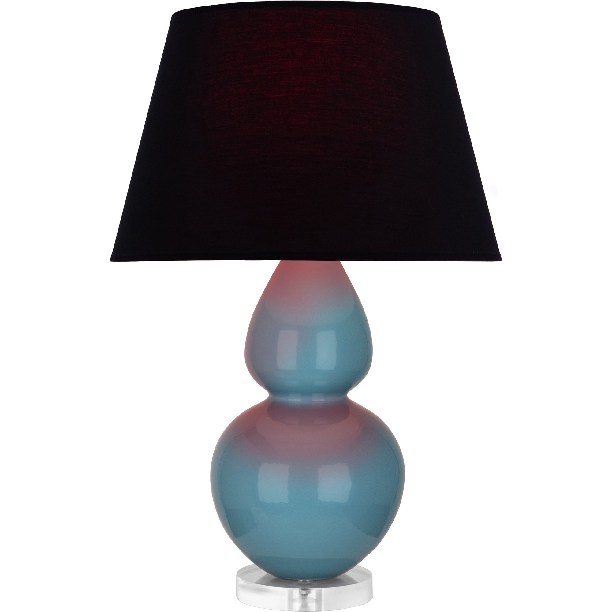 OB23K | Steel Blue Double Gourd Table Lamp