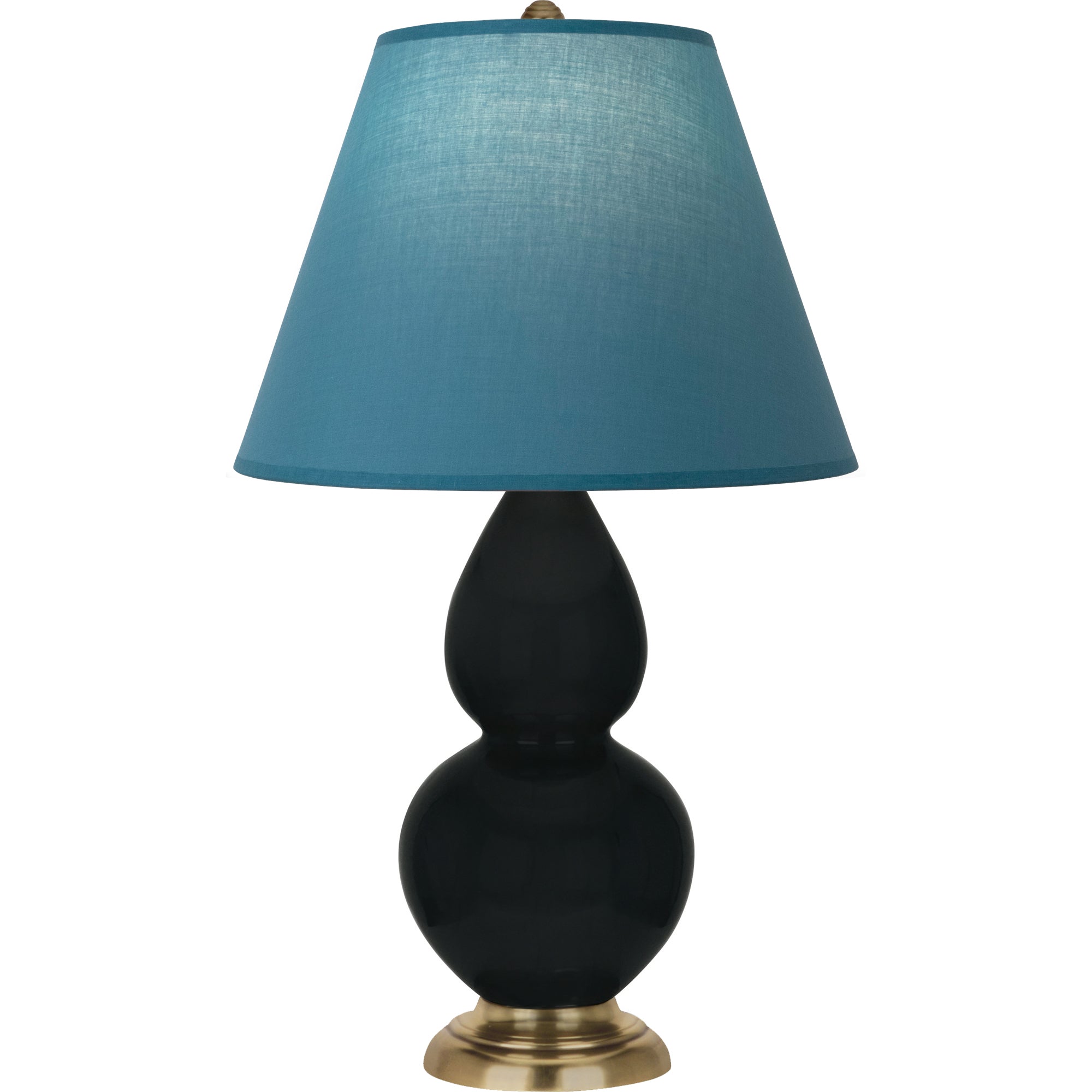 OS10B | Obsidian Small Double Gourd Accent Lamp