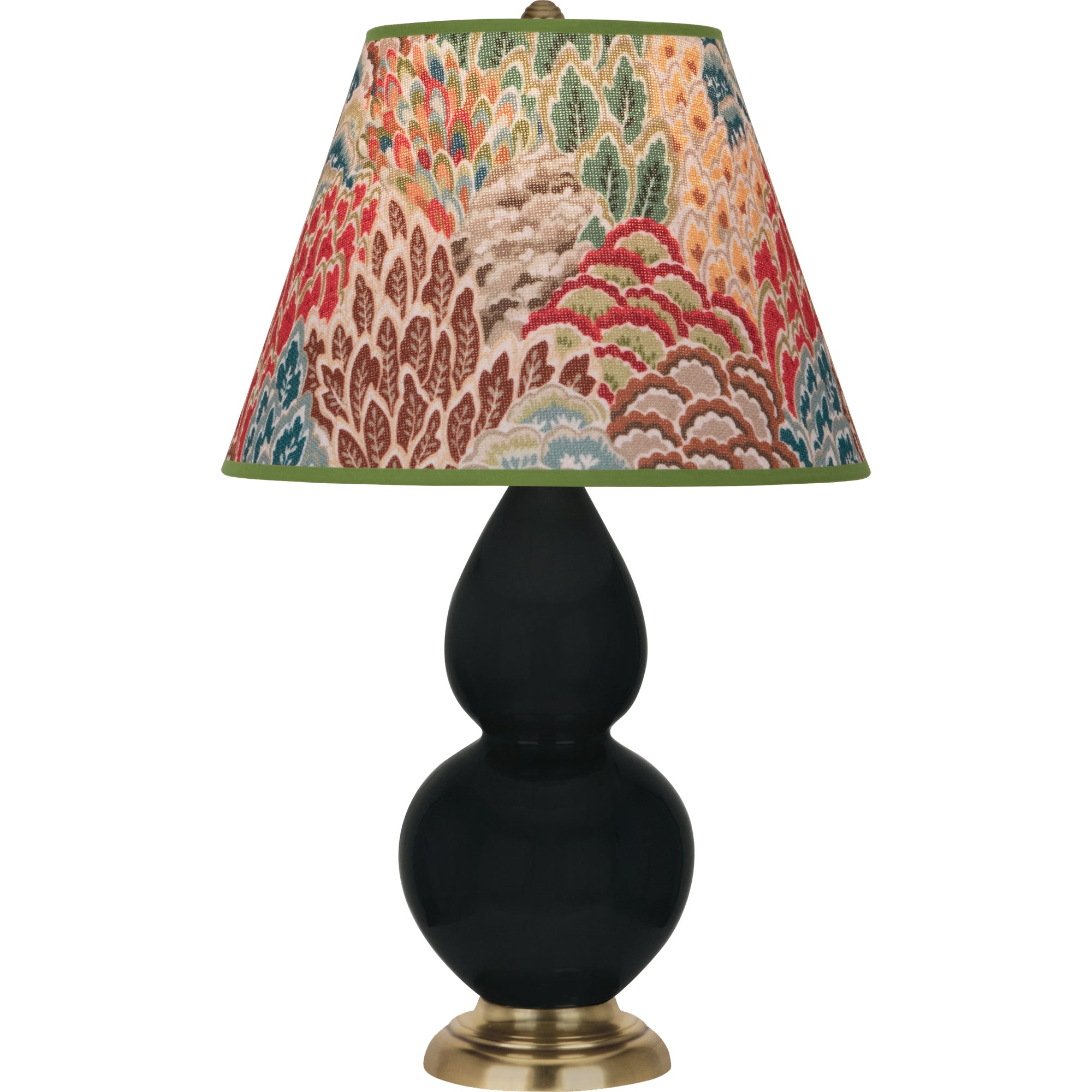 OS10F | Obsidian Small Double Gourd Accent Lamp